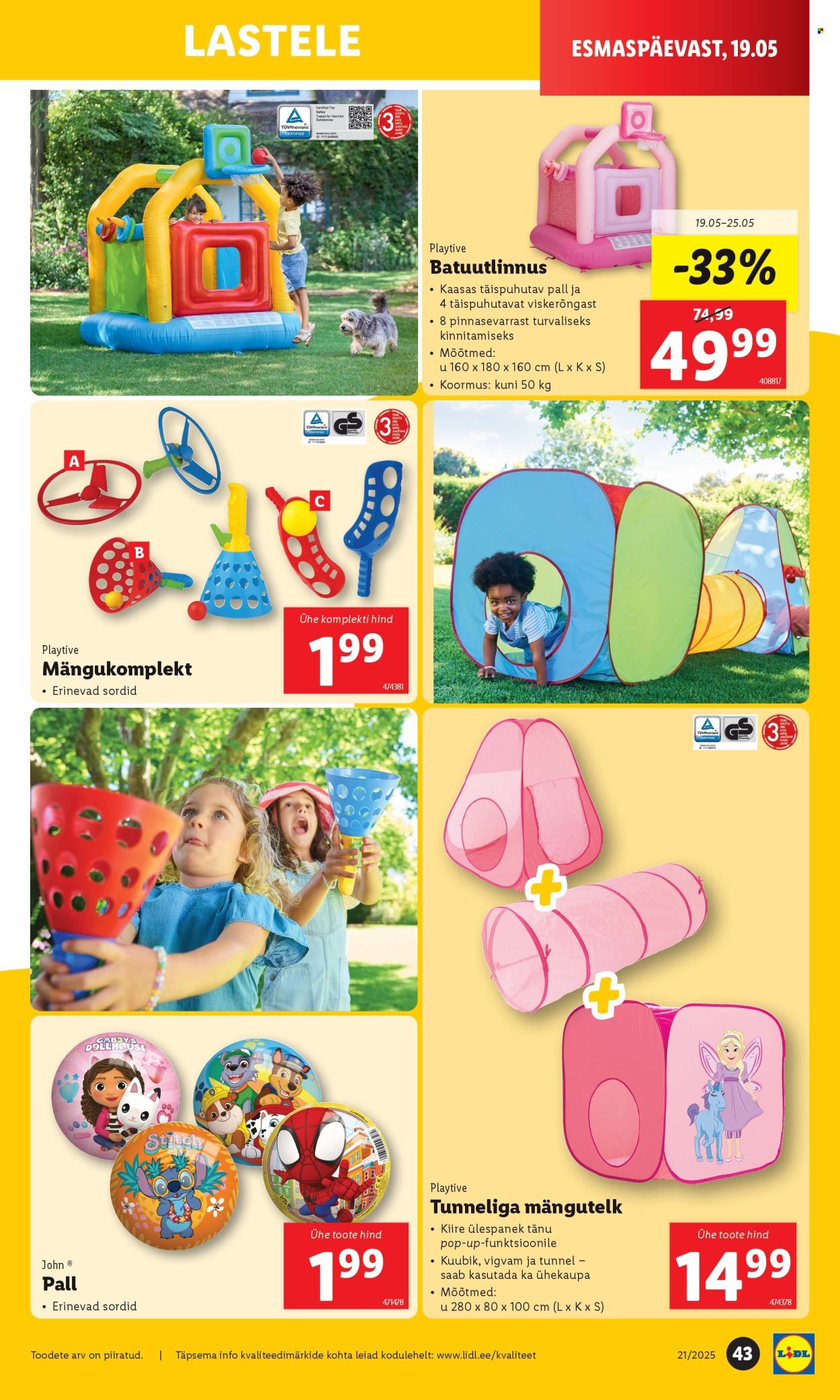 Lidl kliendileht - 22.05.2025 - 25.05.2025. Lehekülg 43