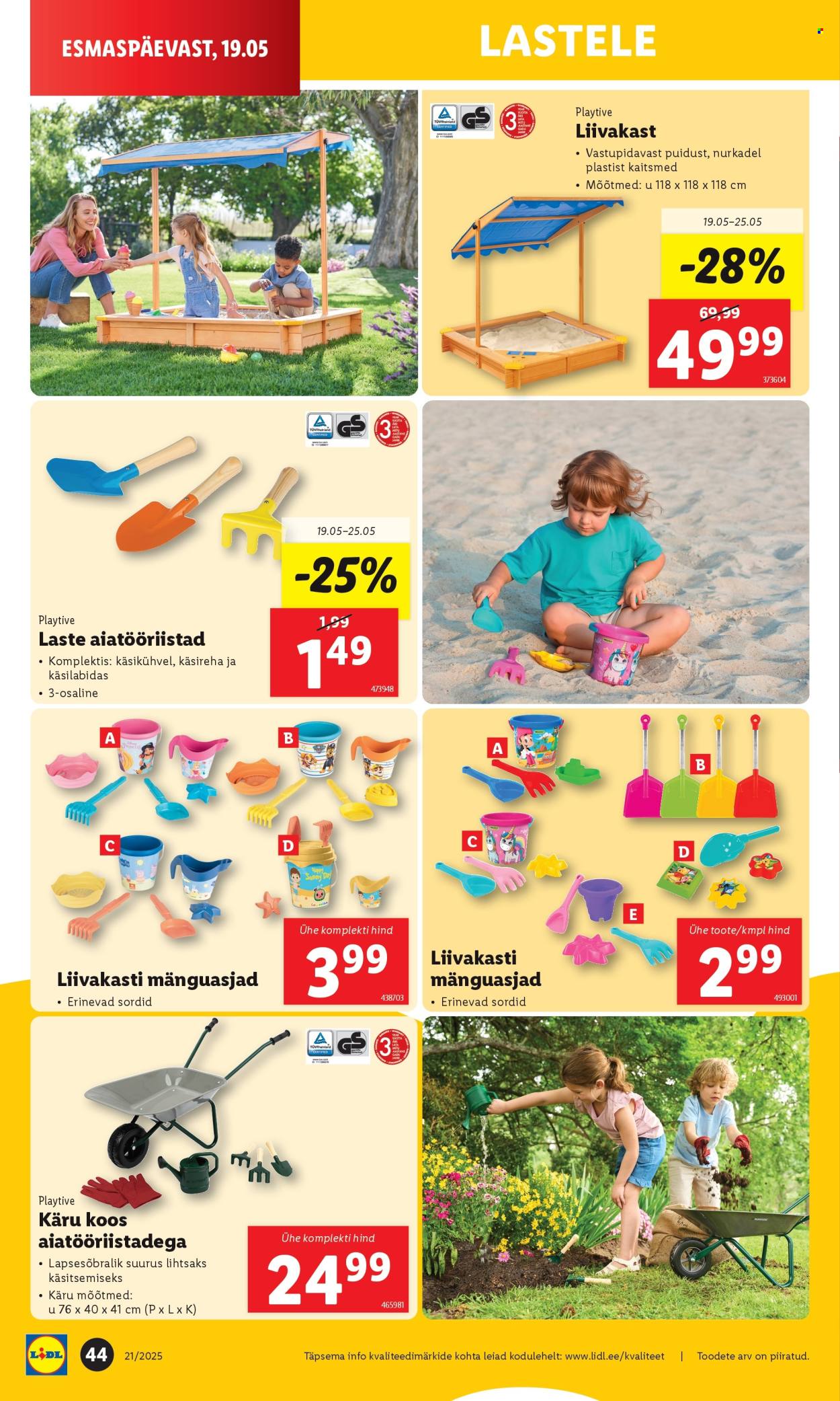 Lidl kliendileht - 22.05.2025 - 25.05.2025. Lehekülg 44