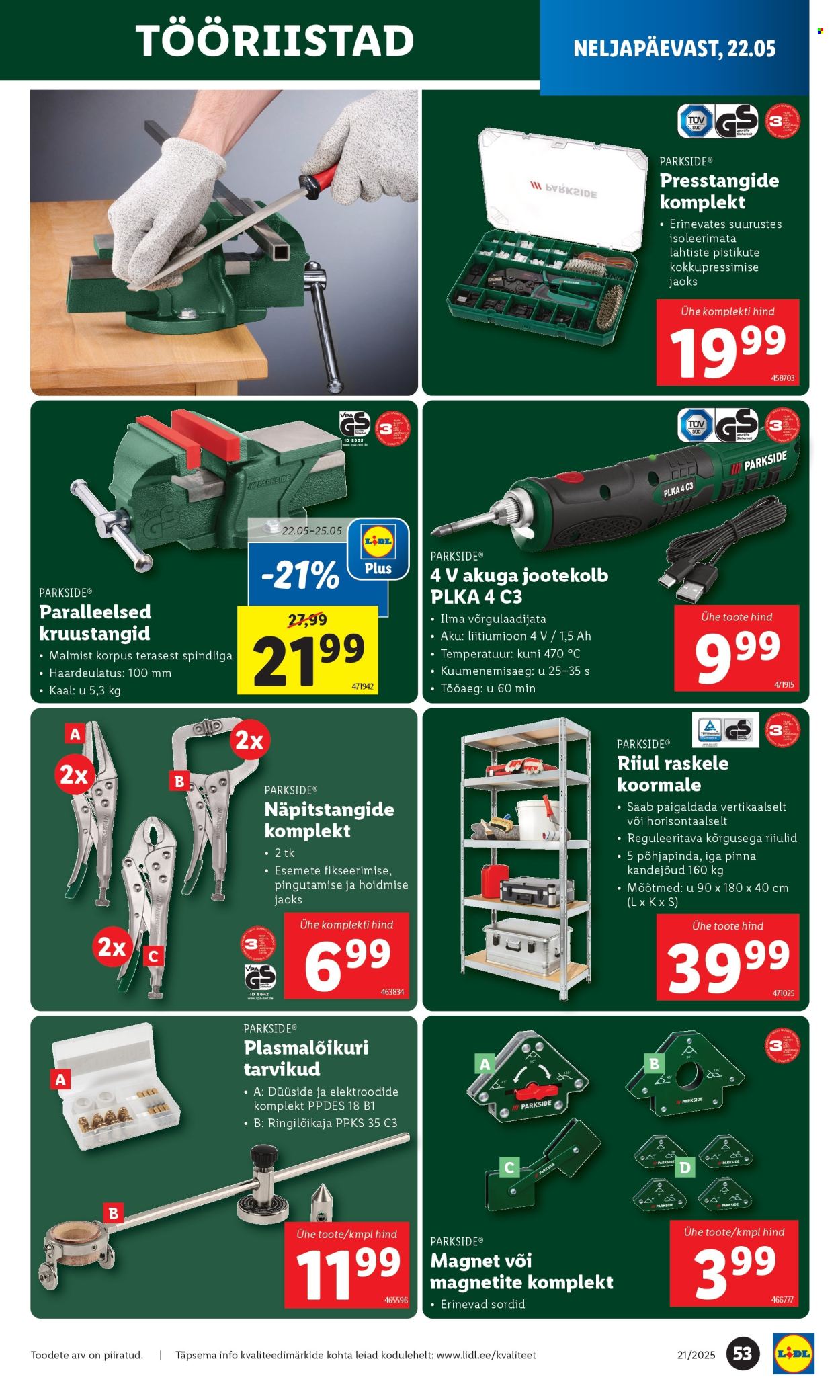 Lidl kliendileht - 22.05.2025 - 25.05.2025. Lehekülg 53
