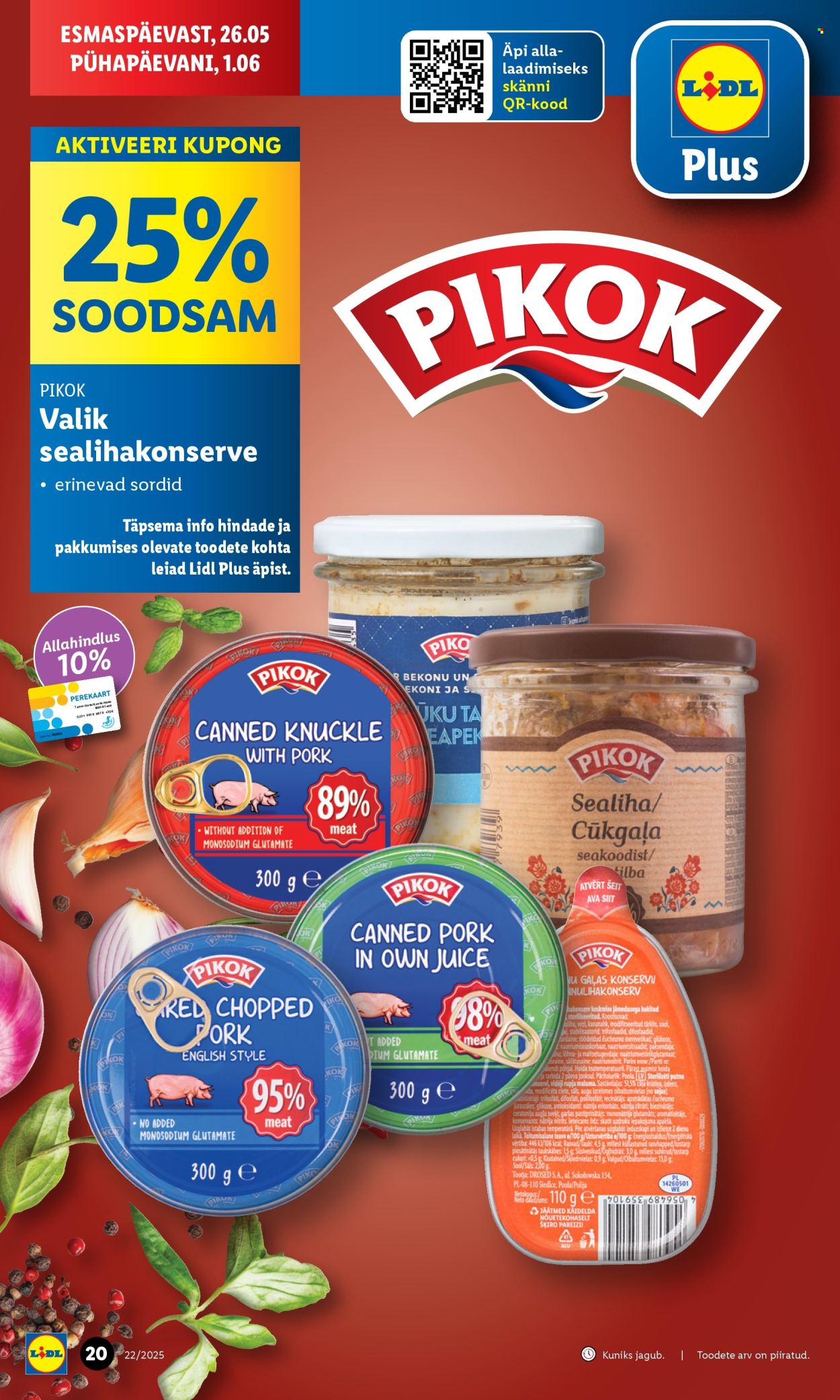 Lidl kliendileht - 26.05.2025 - 01.06.2025. Lehekülg 20