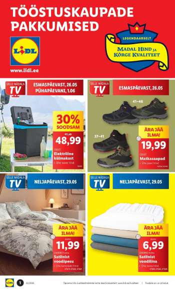 Kaupluse Lidl kliendileht - 26.05.2025 - 01.06.2025.