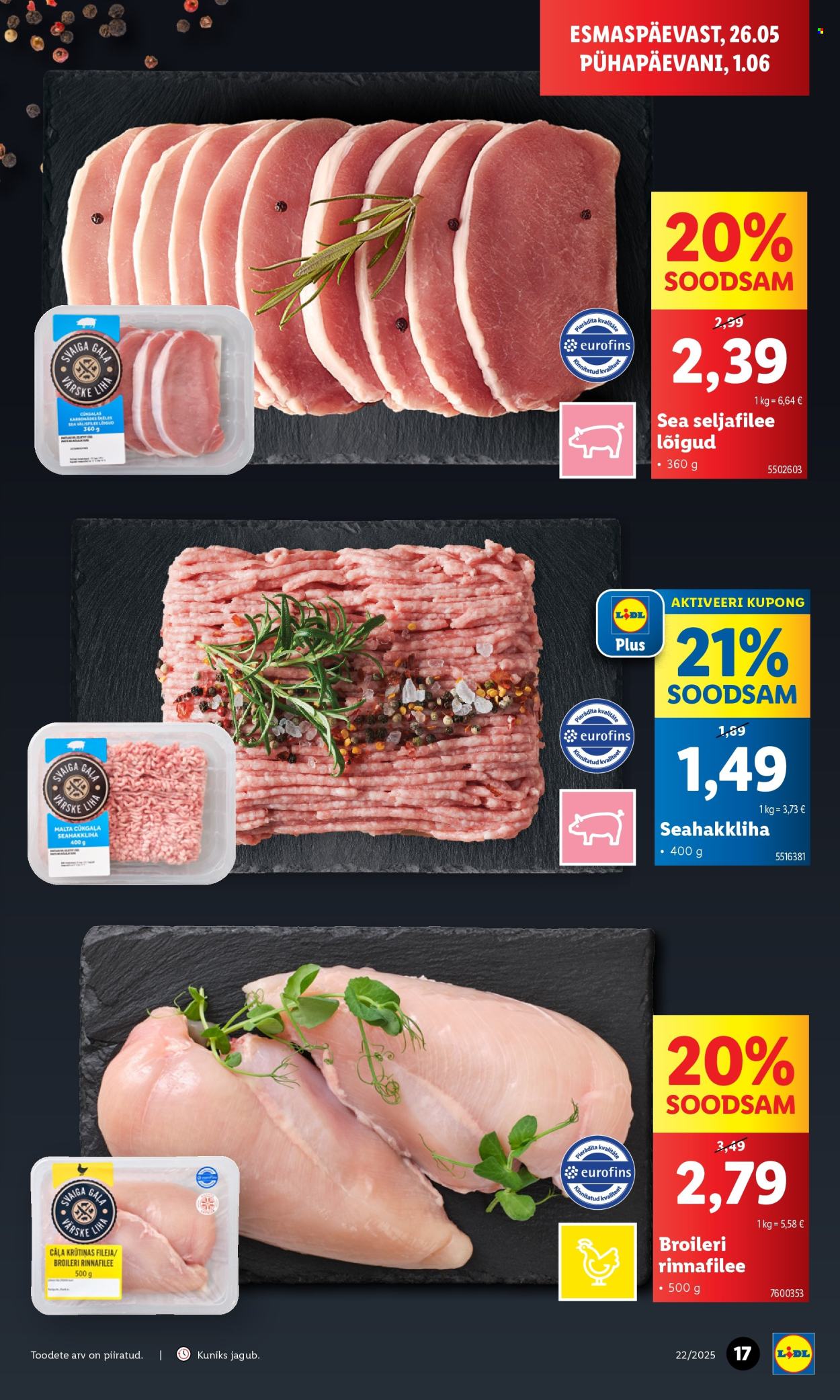 Lidl kliendileht - 29.05.2025 - 01.06.2025. Lehekülg 17