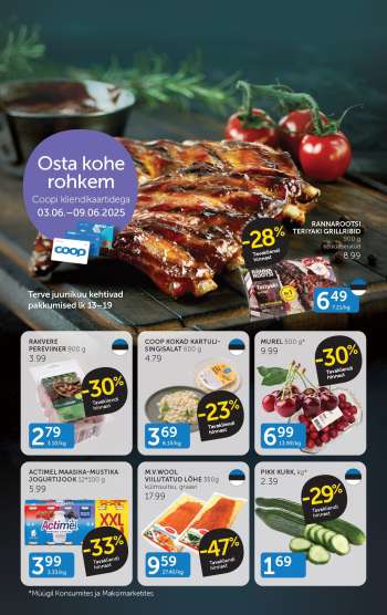 Kaupluse Coop kliendileht - 03.06.2025 - 09.06.2025.