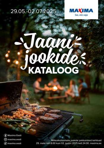 Kaupluse Maxima kliendileht - 29.05.2025 - 02.07.2025.