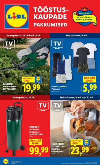 Kaupluse Lidl kliendileht - 16.06.2025 - 22.06.2025.