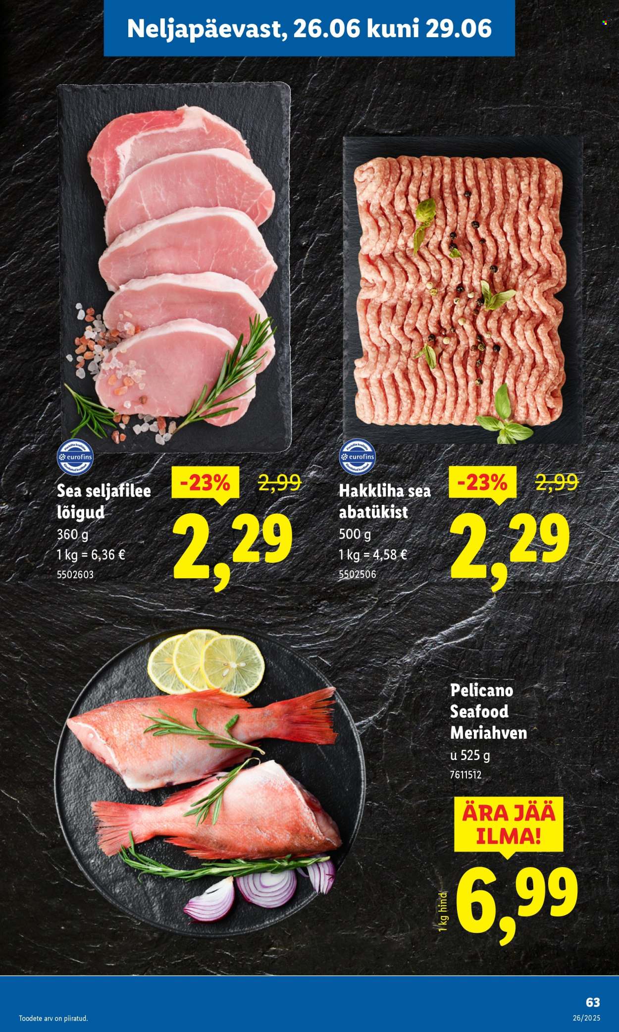 Lidl kliendileht - 23.06.2025 - 29.06.2025. Lehekülg 63