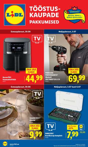 Kaupluse Lidl kliendileht - 30.06.2025 - 06.07.2025.