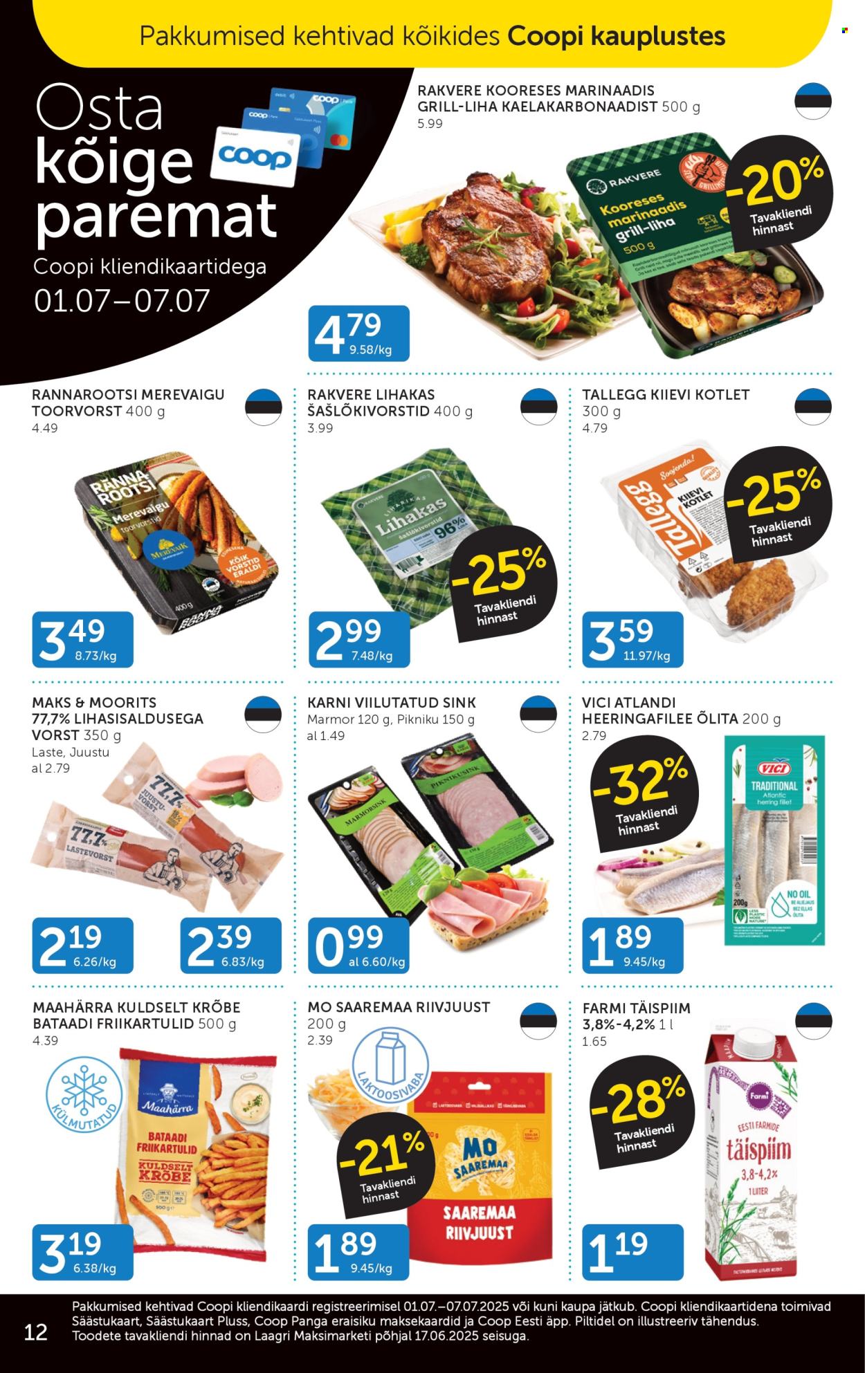 Coop kliendileht - 01.07.2025 - 07.07.2025. Lehekülg 12