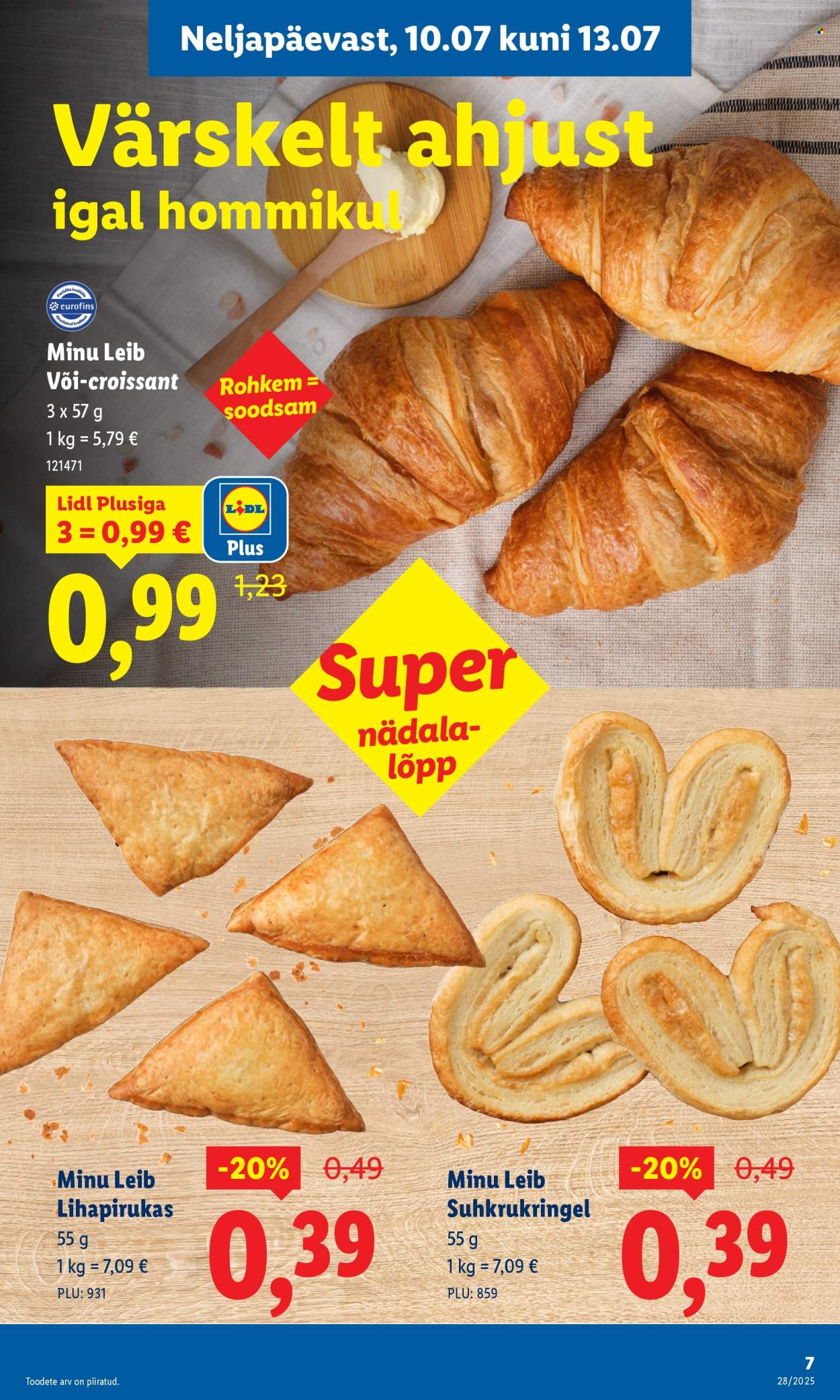 Lidl kliendileht - 10.07.2025 - 13.07.2025. Lehekülg 7