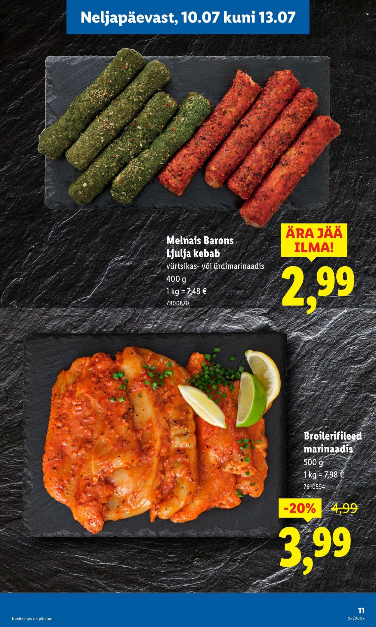 Lidl kliendileht - 10.07.2025 - 13.07.2025. Lehekülg 11