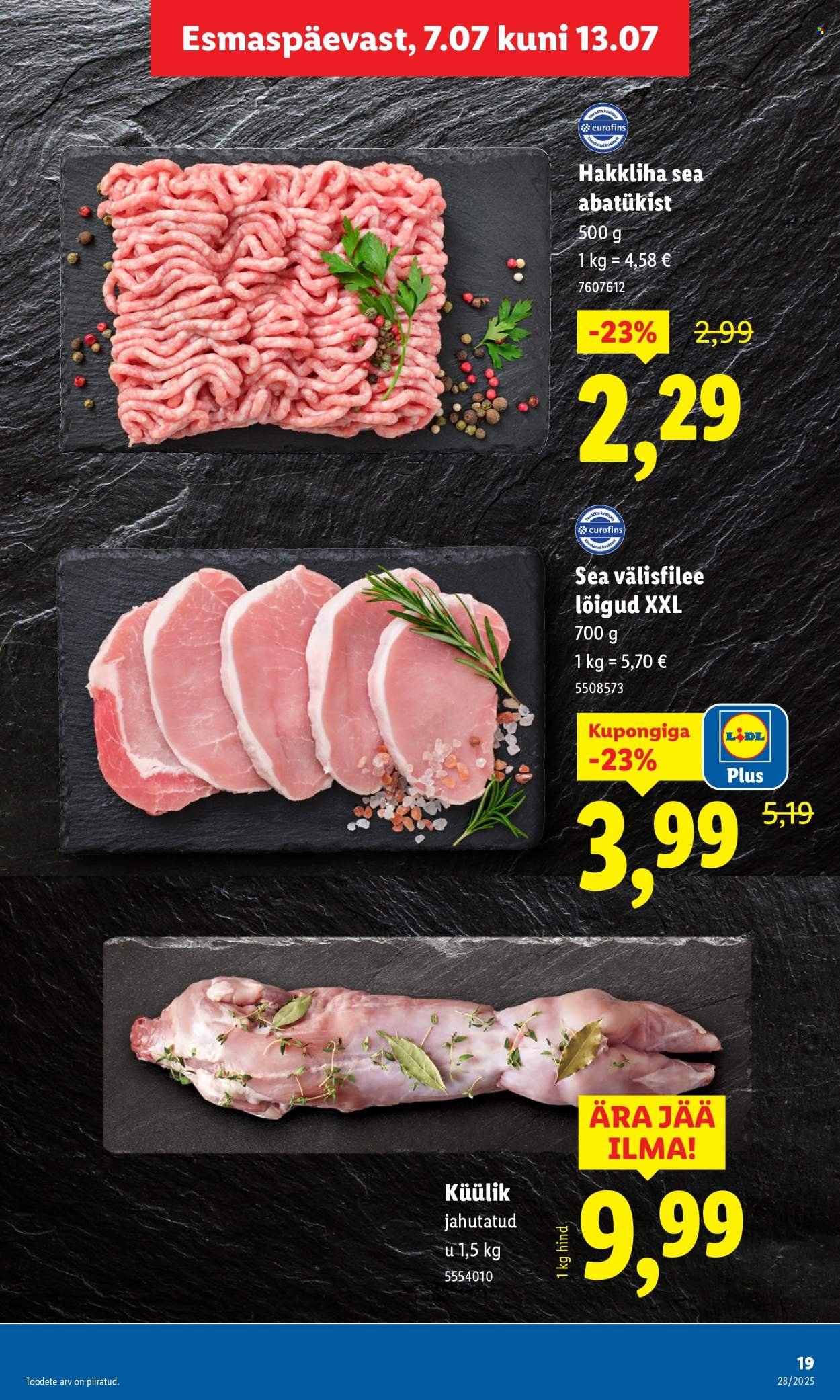 Lidl kliendileht - 10.07.2025 - 13.07.2025. Lehekülg 19