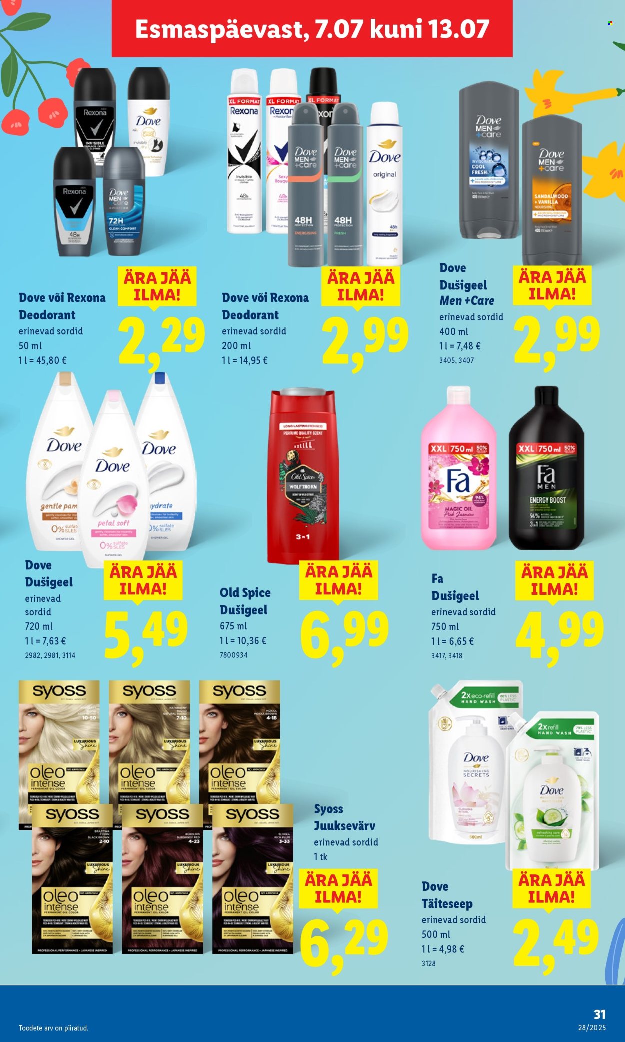 Lidl kliendileht - 10.07.2025 - 13.07.2025. Lehekülg 31