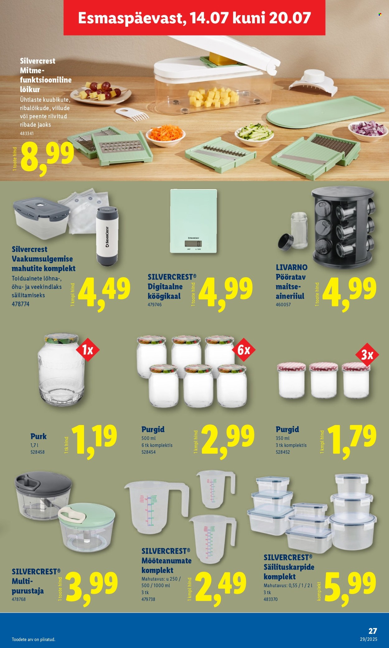 Lidl kliendileht - 14.07.2025 - 20.07.2025. Lehekülg 27