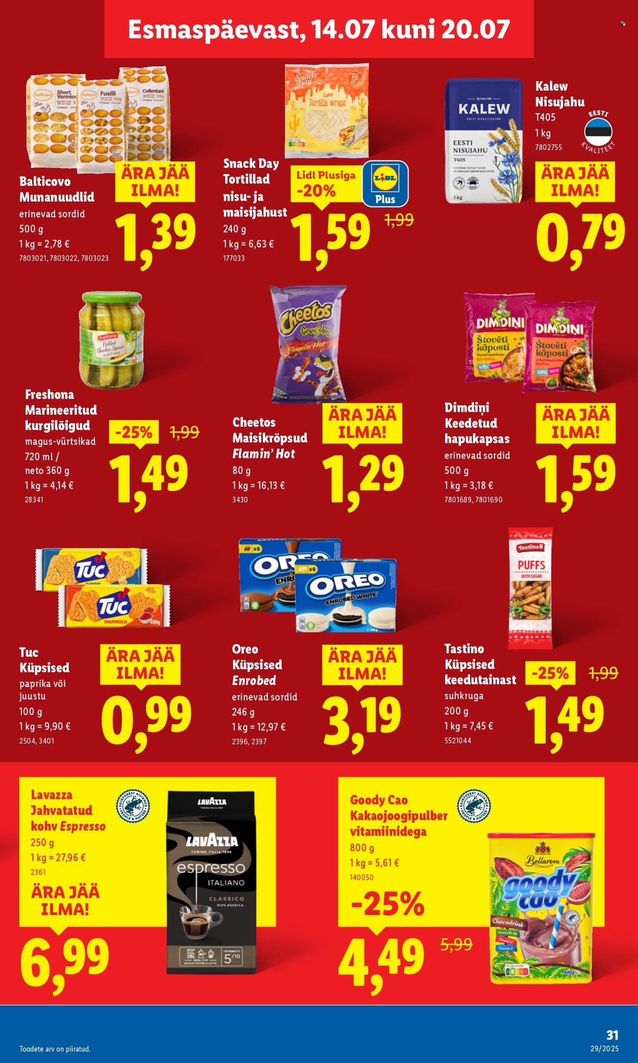 Lidl kliendileht - 14.07.2025 - 20.07.2025. Lehekülg 31