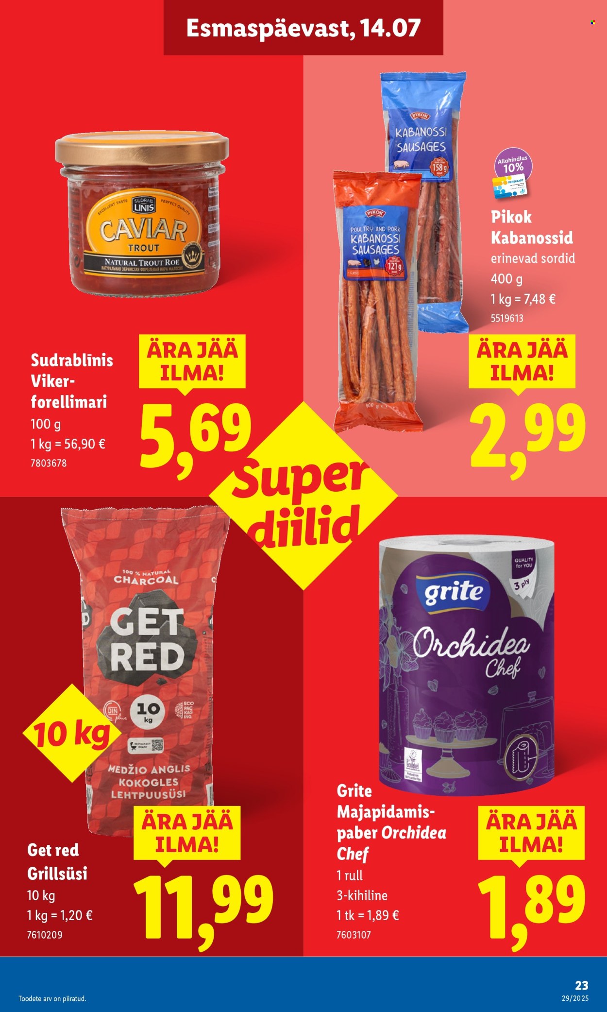 Lidl kliendileht - 17.07.2025 - 20.07.2025. Lehekülg 23
