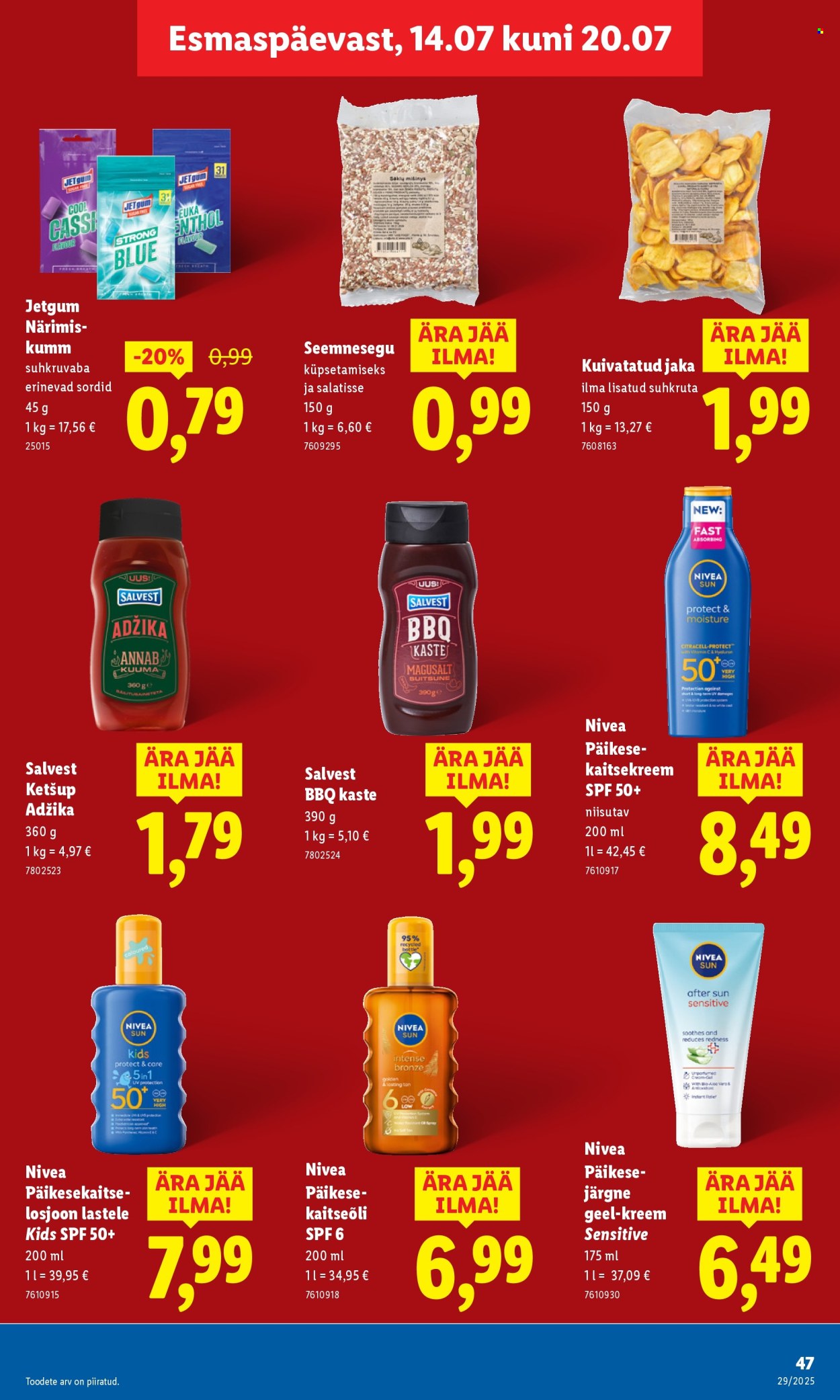 Lidl kliendileht - 17.07.2025 - 20.07.2025. Lehekülg 47