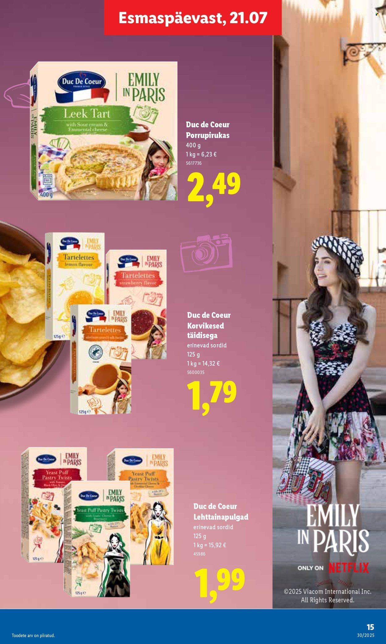 Lidl kliendileht - 21.07.2025 - 27.07.2025. Lehekülg 15