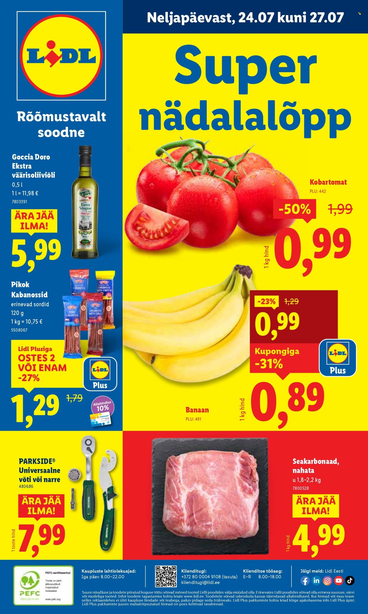 Lidl kliendileht - 21.07.2025 - 27.07.2025. Lehekülg 66
