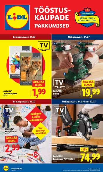 Kaupluse Lidl kliendileht - 21.07.2025 - 27.07.2025.