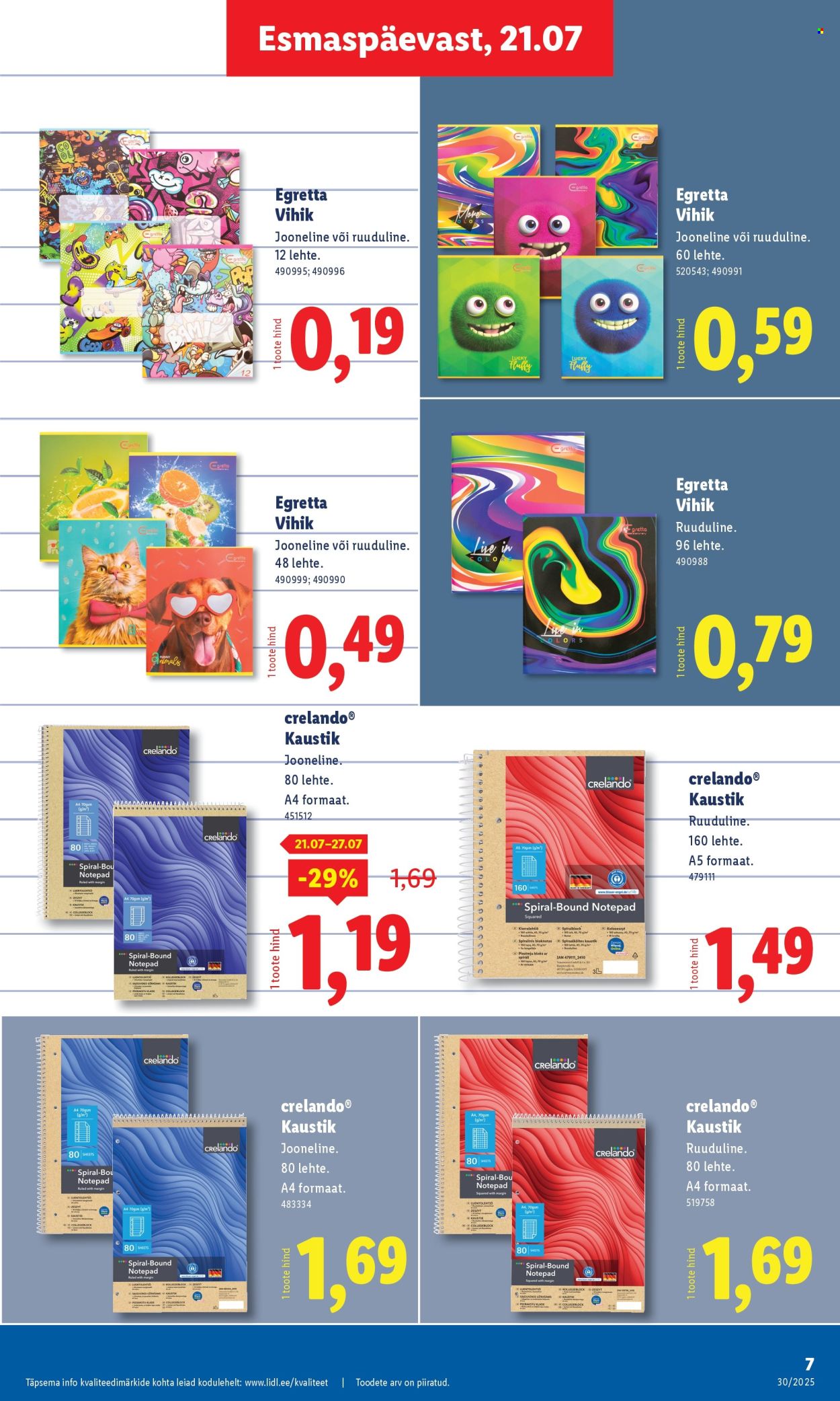 Lidl kliendileht - 21.07.2025 - 27.07.2025. Lehekülg 7