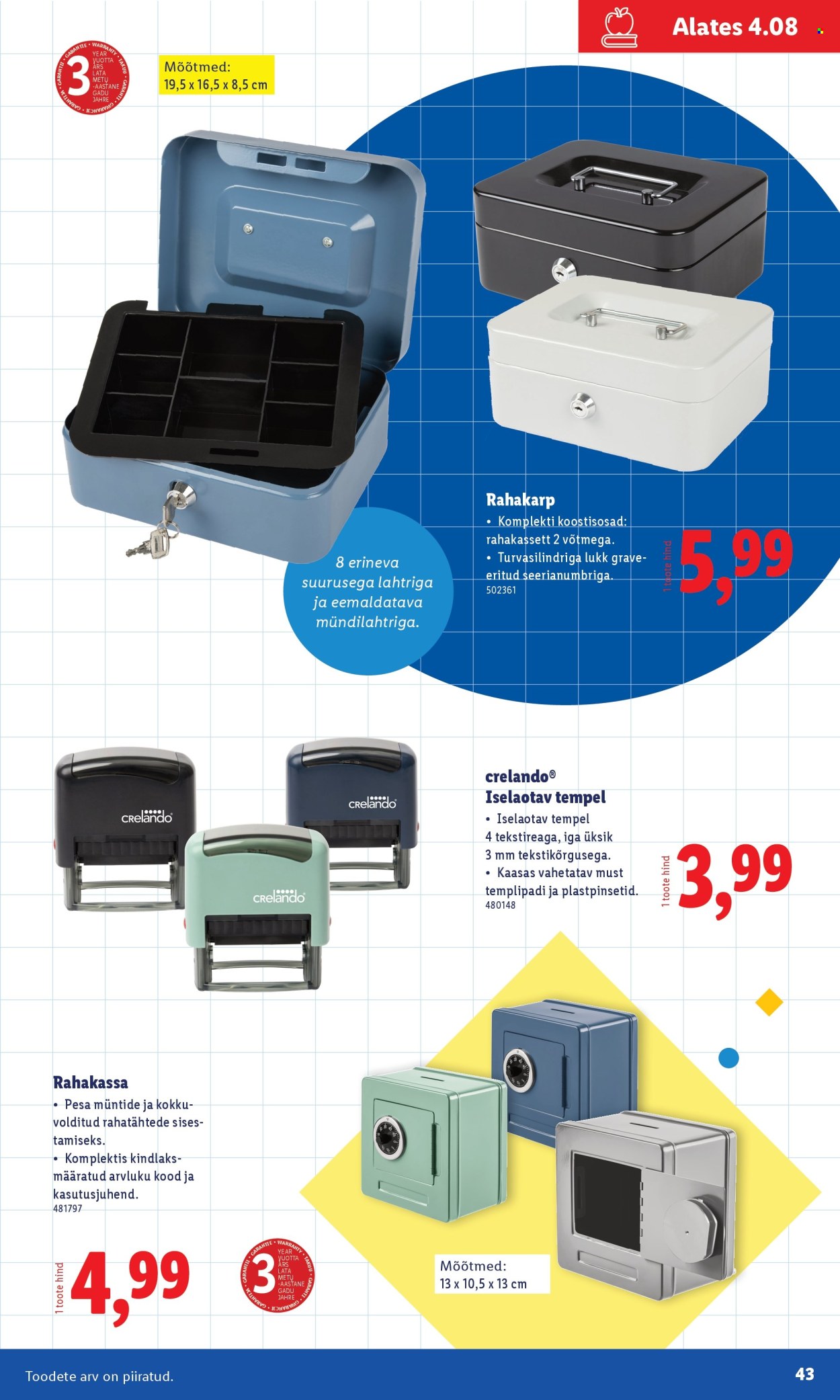 Lidl kliendileht - 19.07.2025 - 11.08.2025. Lehekülg 43