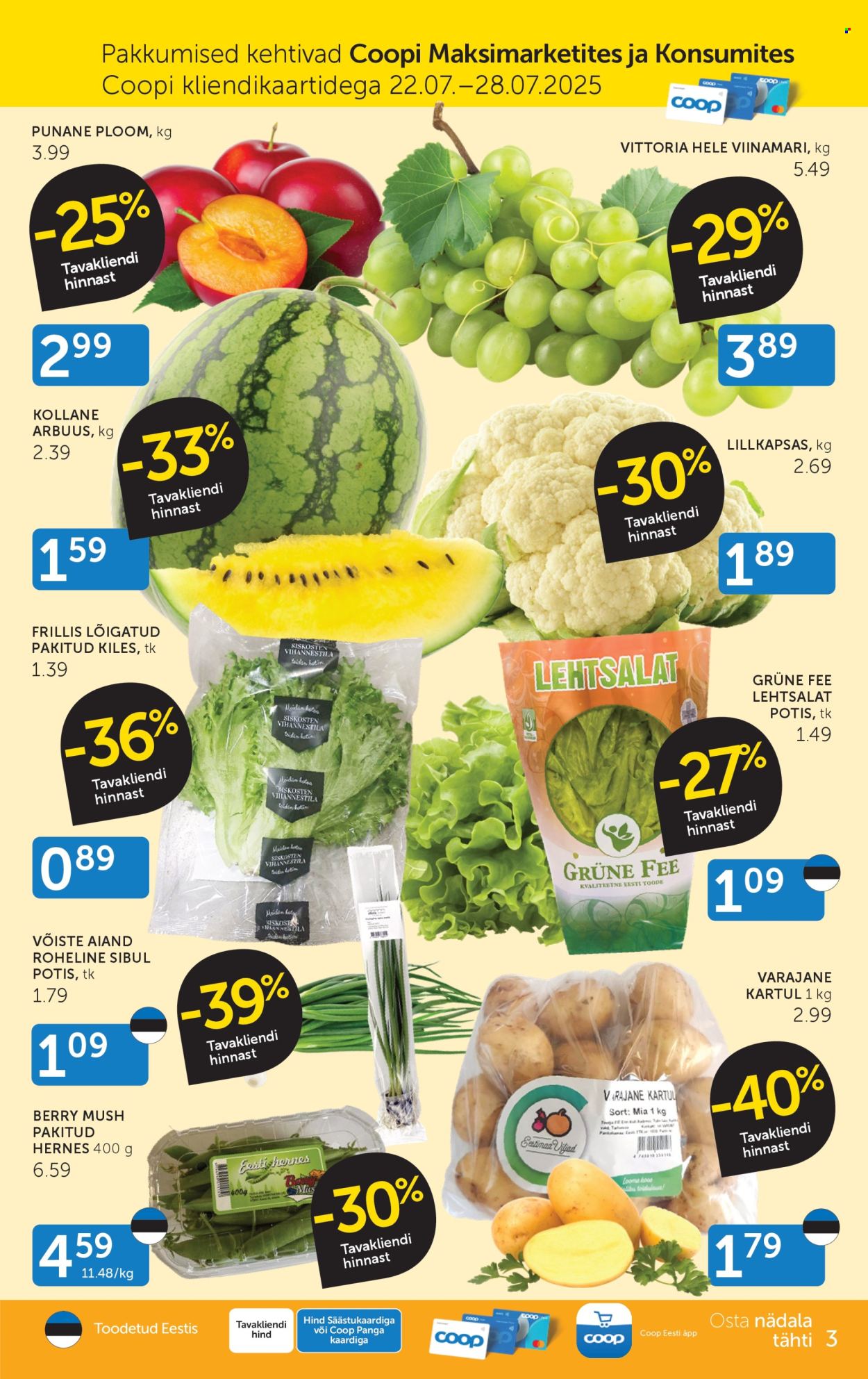 Coop kliendileht - 22.07.2025 - 28.07.2025. Lehekülg 3