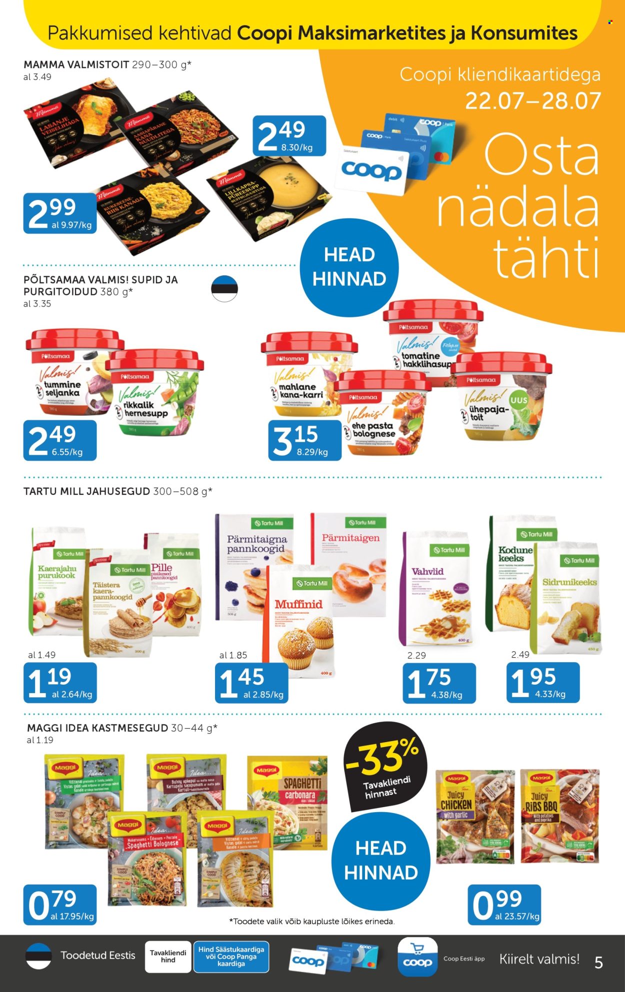 Coop kliendileht - 22.07.2025 - 28.07.2025. Lehekülg 5