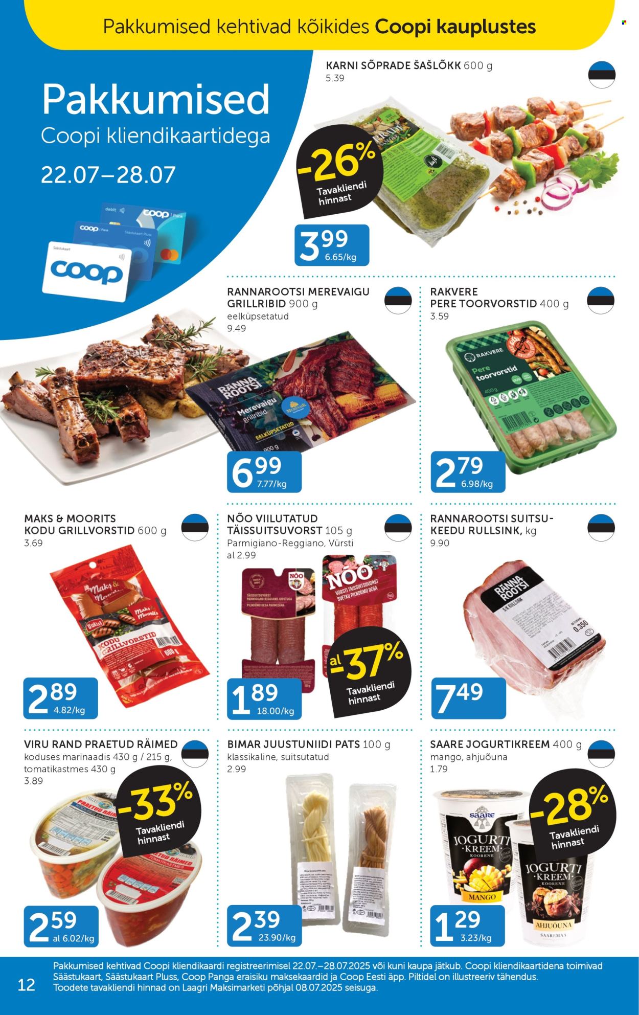 Coop kliendileht - 22.07.2025 - 28.07.2025. Lehekülg 12