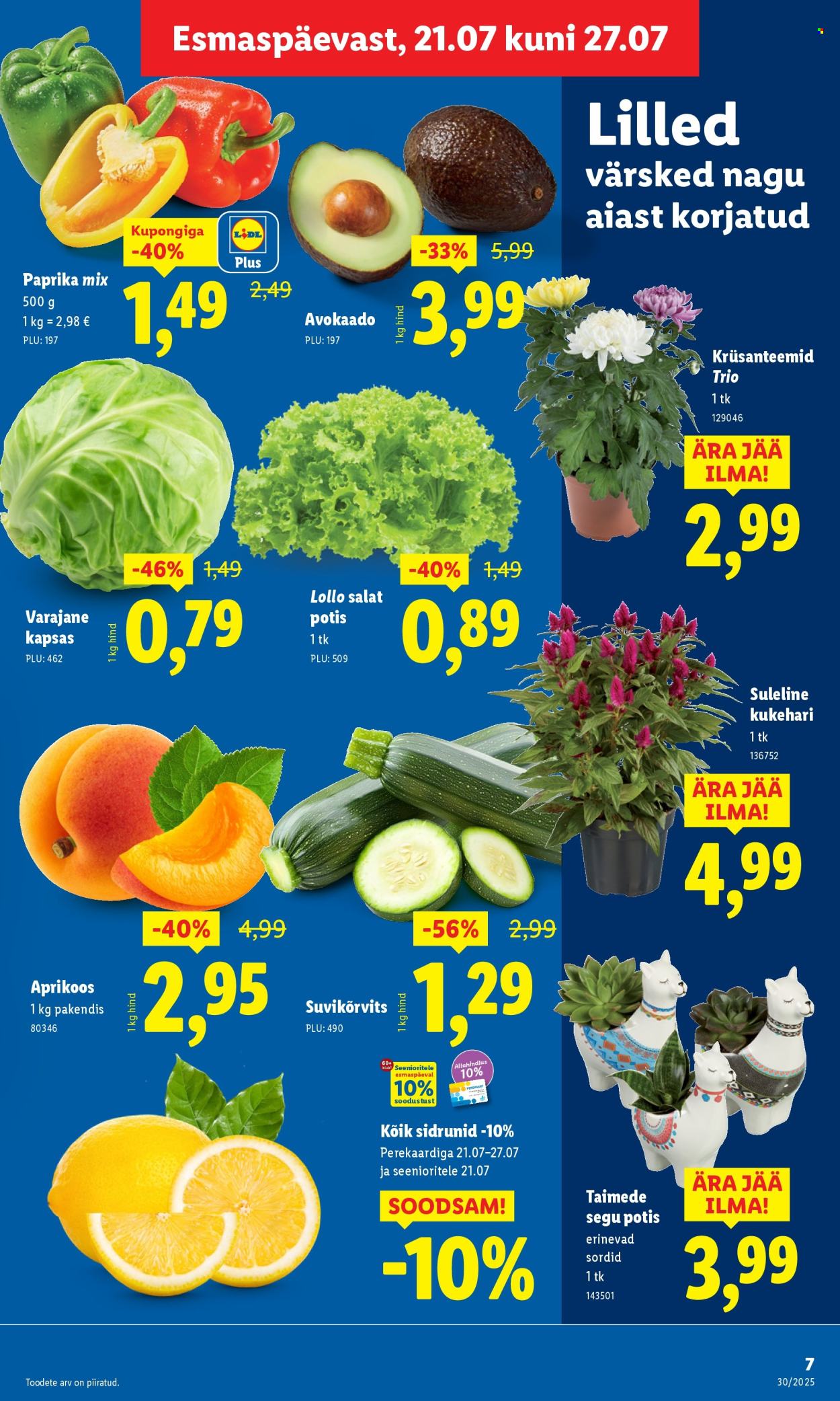 Lidl kliendileht - 24.07.2025 - 27.07.2025. Lehekülg 7
