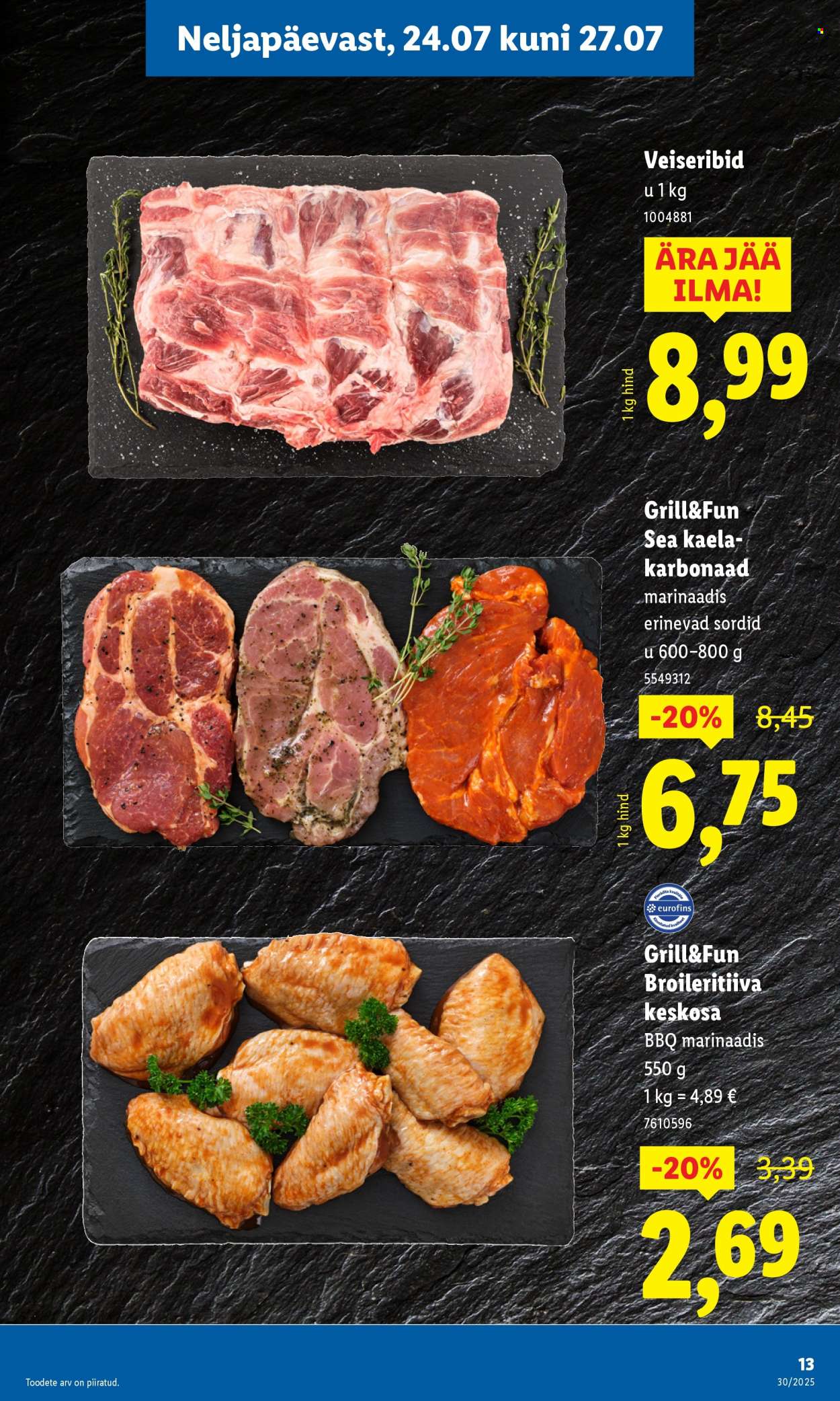 Lidl kliendileht - 24.07.2025 - 27.07.2025. Lehekülg 13
