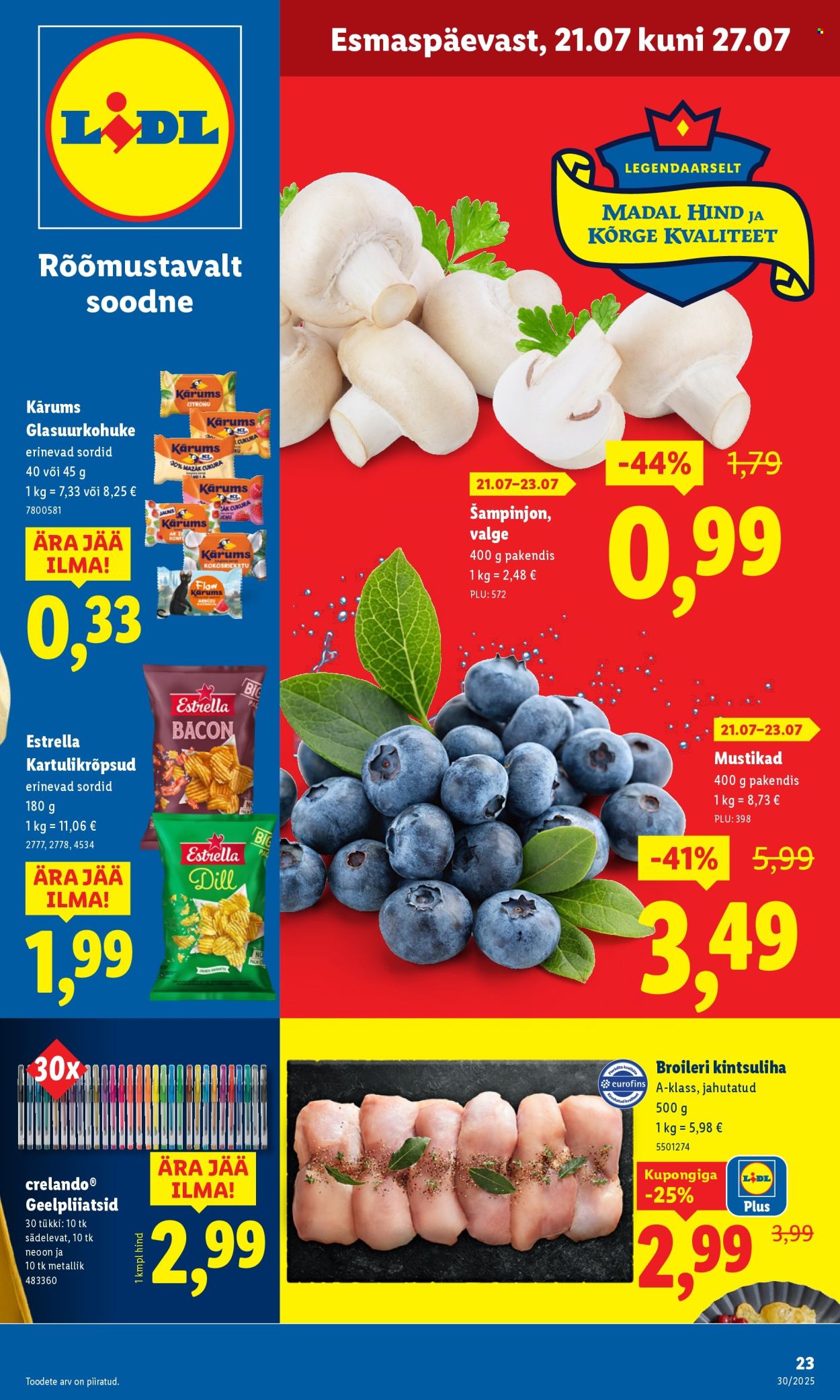 Lidl kliendileht - 24.07.2025 - 27.07.2025. Lehekülg 23