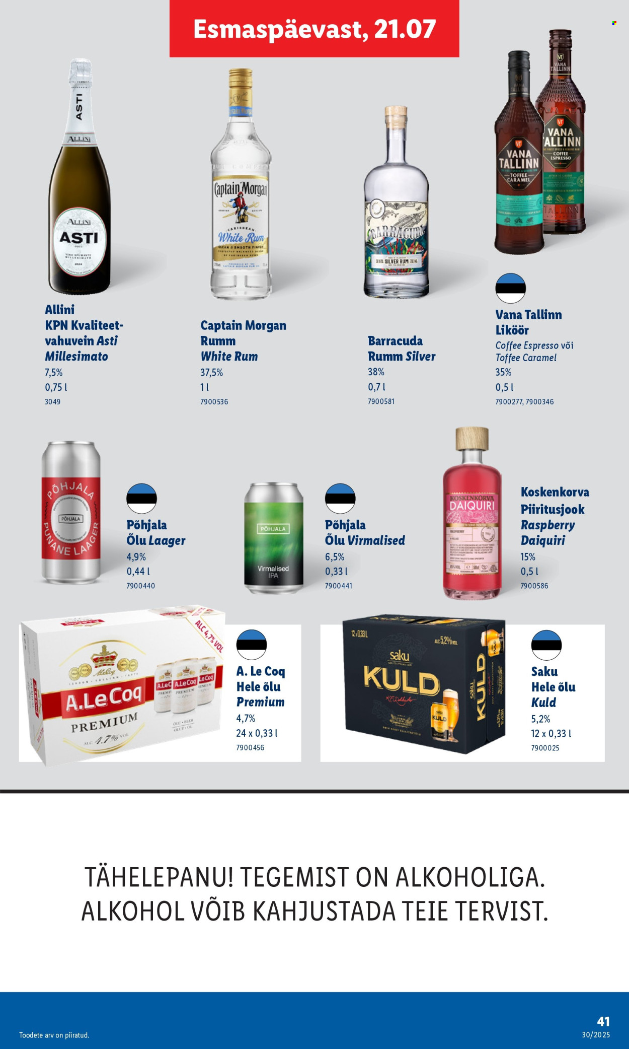 Lidl kliendileht - 24.07.2025 - 27.07.2025. Lehekülg 41