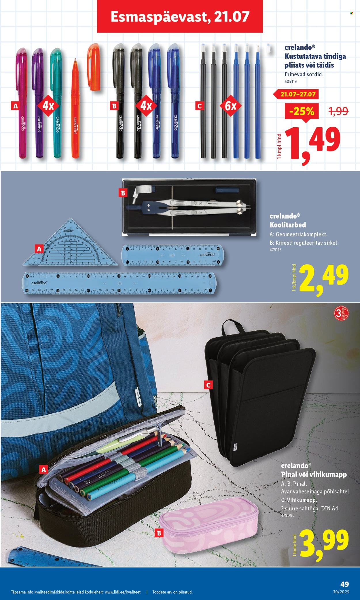 Lidl kliendileht - 24.07.2025 - 27.07.2025. Lehekülg 49