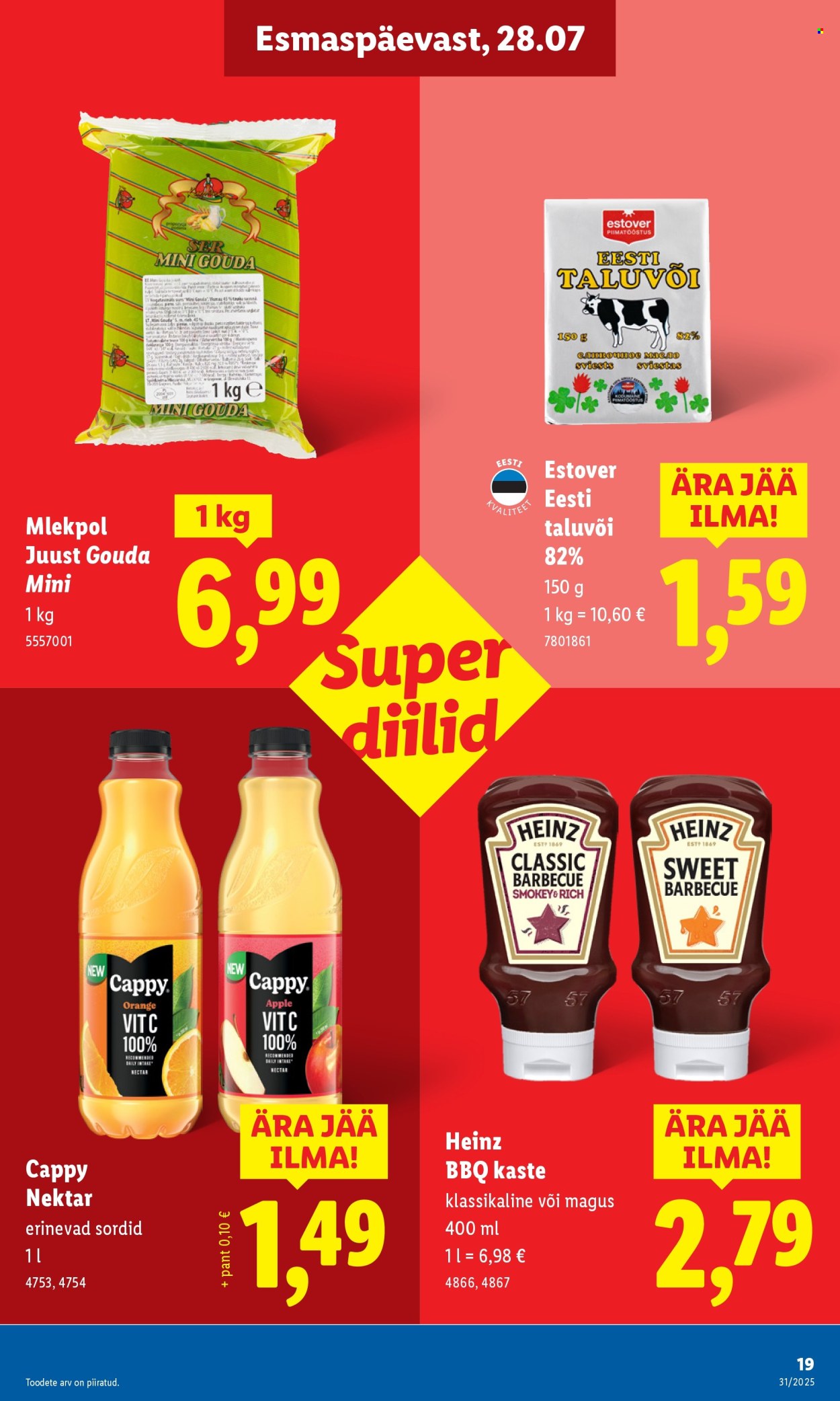 Lidl kliendileht - 28.07.2025 - 03.08.2025. Lehekülg 19