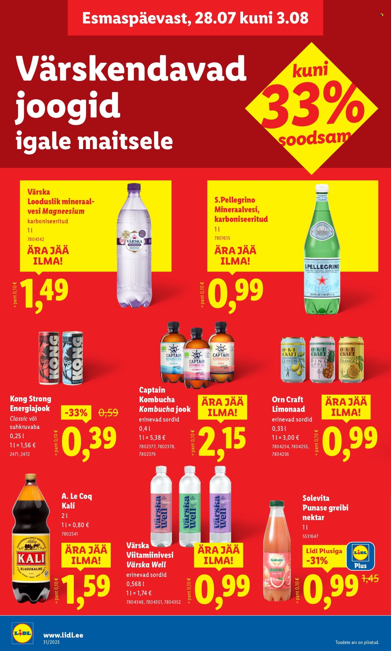 Lidl kliendileht - 28.07.2025 - 03.08.2025. Lehekülg 28