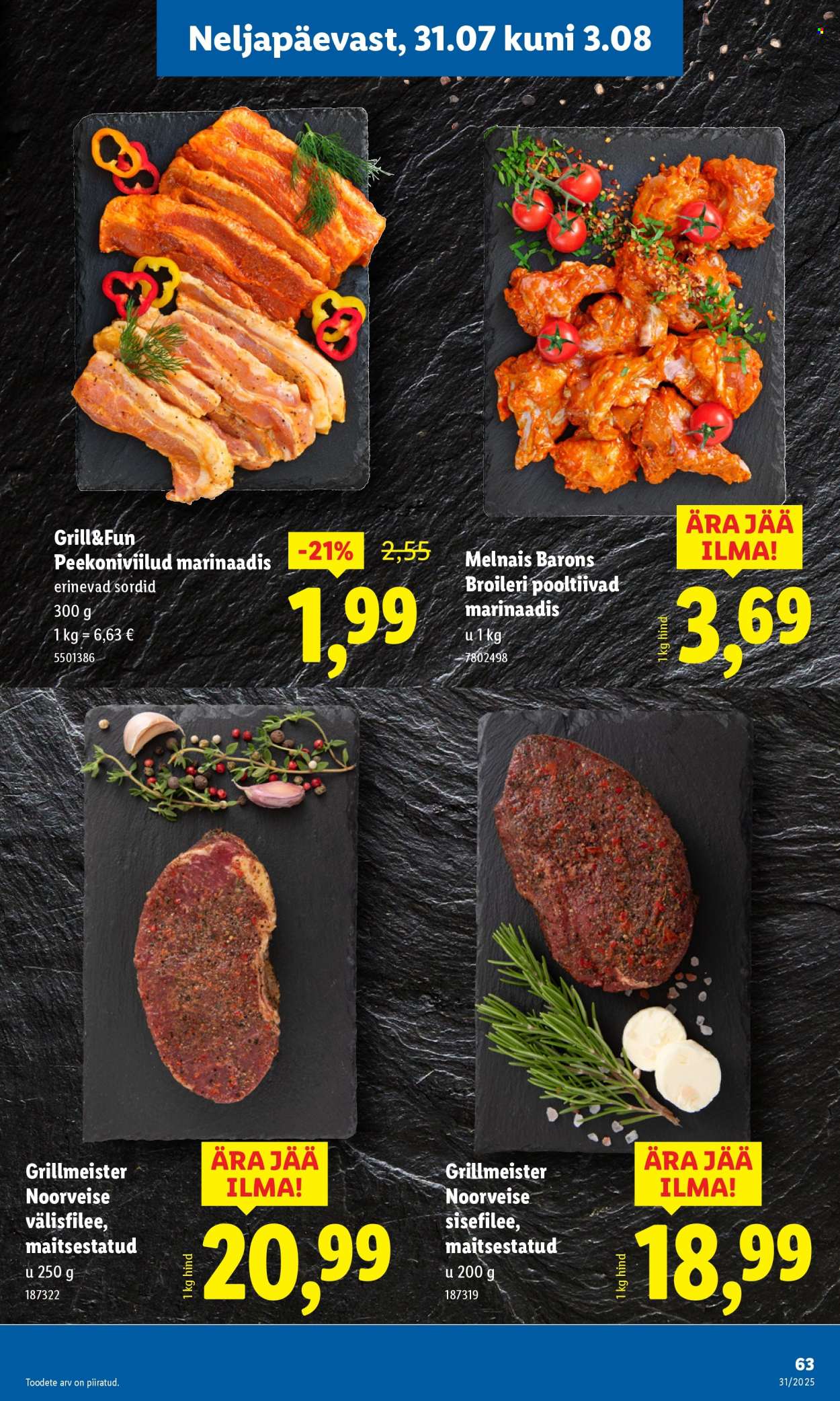 Lidl kliendileht - 28.07.2025 - 03.08.2025. Lehekülg 63