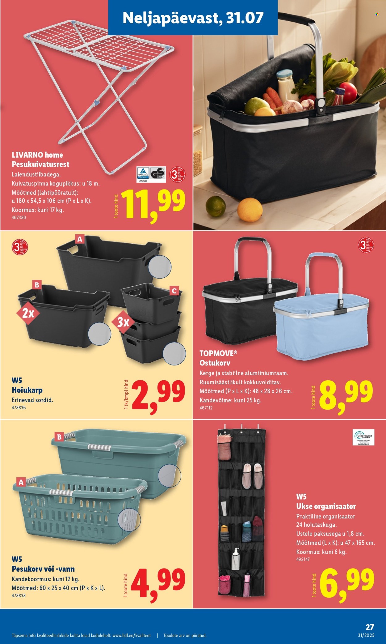 Lidl kliendileht - 28.07.2025 - 03.08.2025. Lehekülg 27