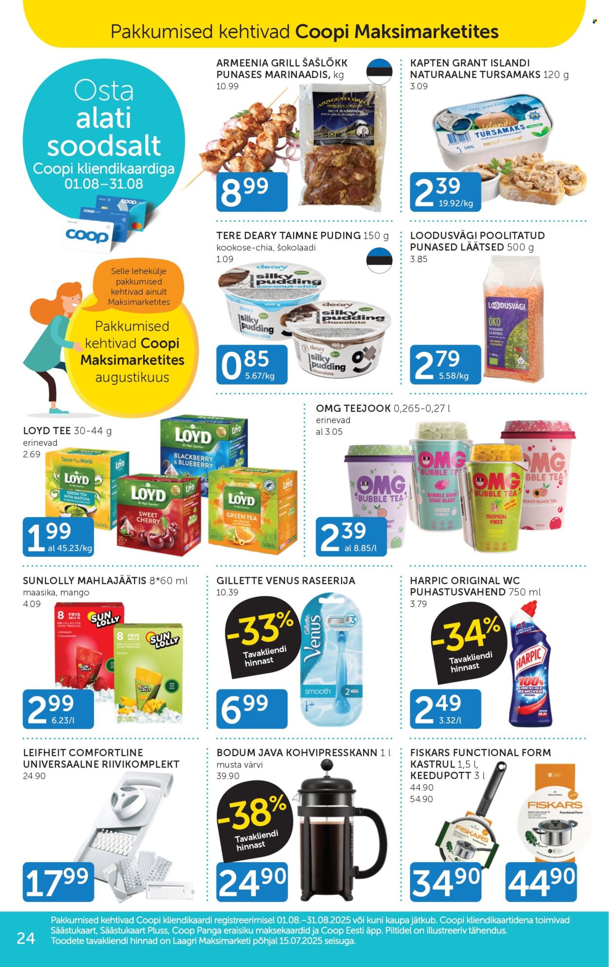 Coop kliendileht - 29.07.2025 - 04.08.2025. Lehekülg 24