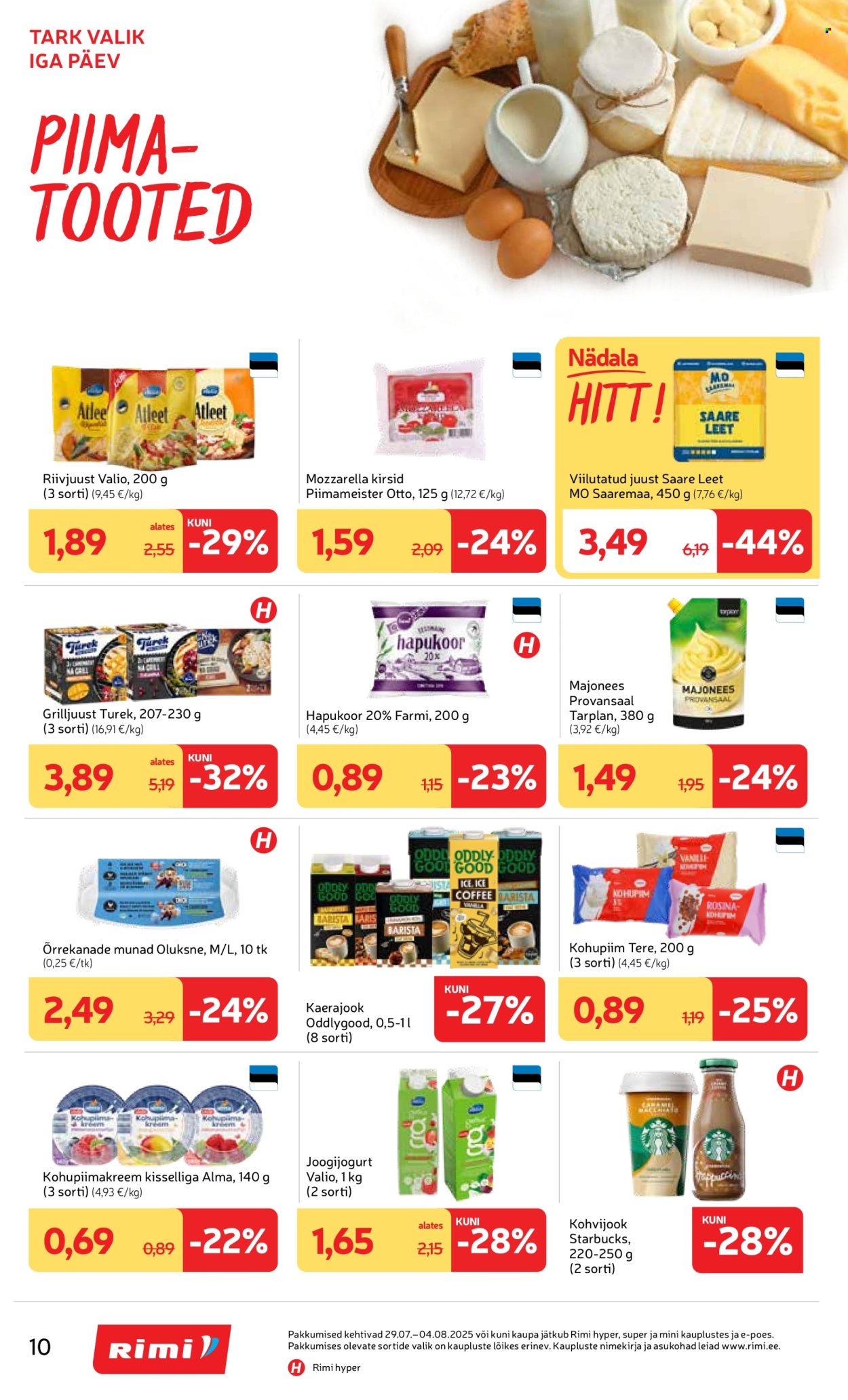 Rimi kliendileht - 29.07.2025 - 04.08.2025. Lehekülg 10