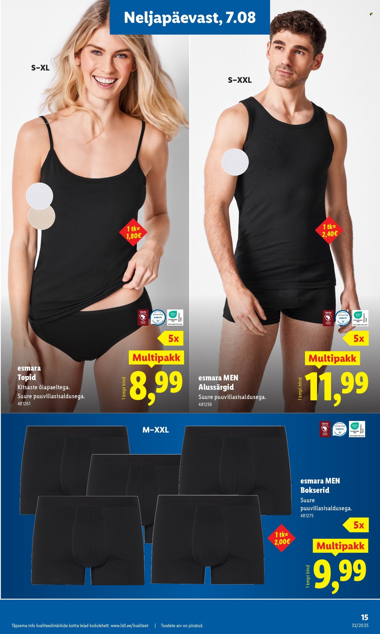 Lidl kliendileht - 04.08.2025 - 10.08.2025. Lehekülg 15
