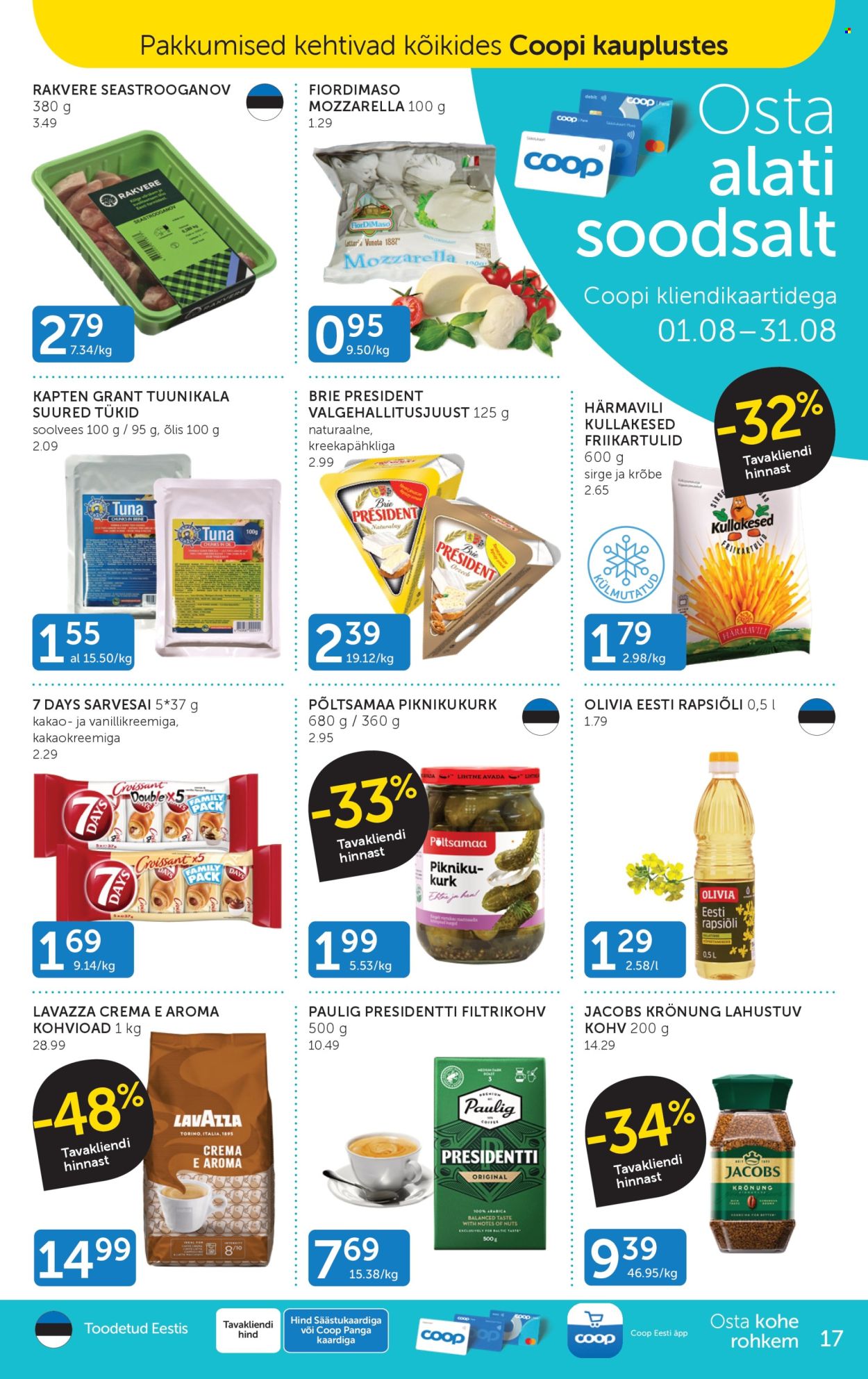 Coop kliendileht - 05.08.2025 - 11.08.2025. Lehekülg 17