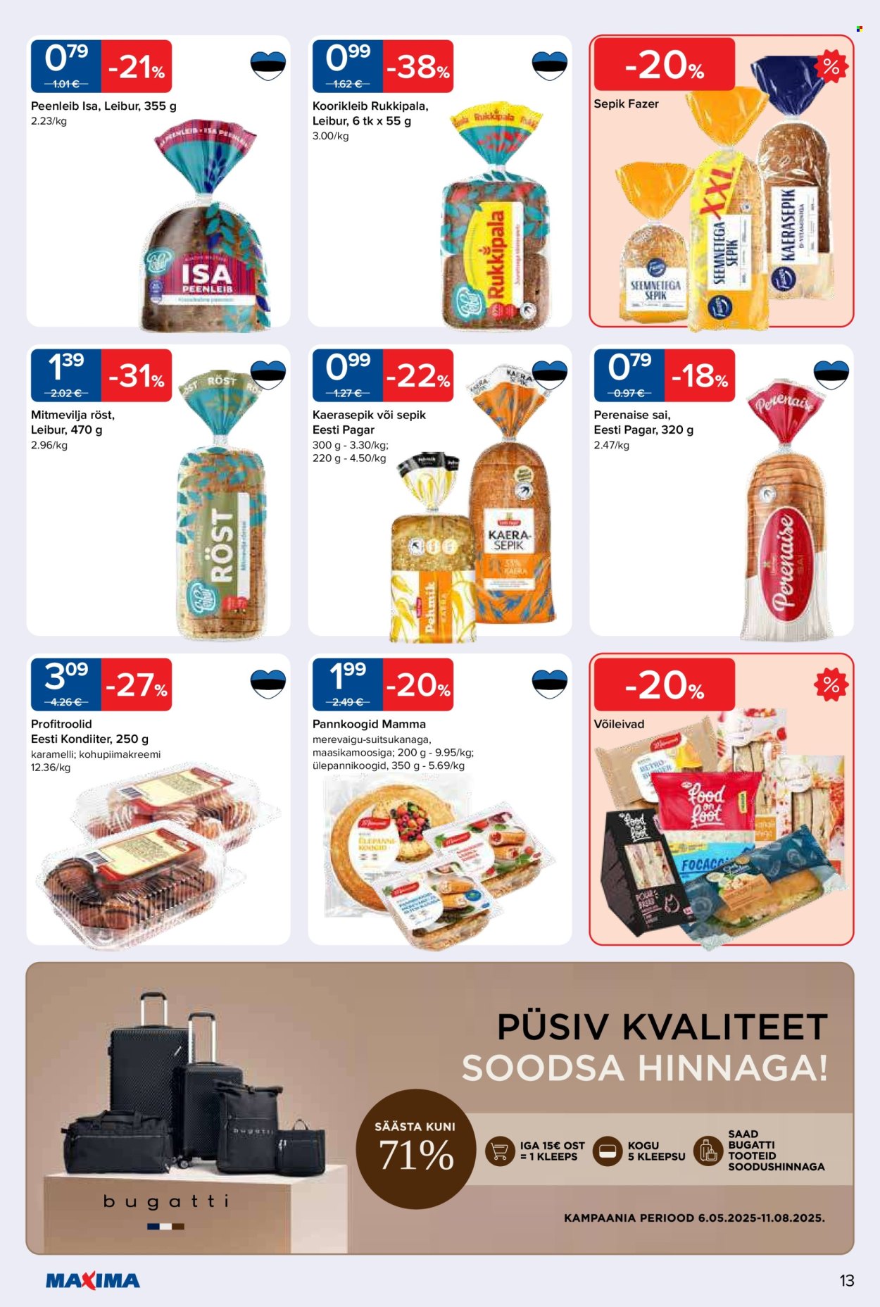 Maxima kliendileht - 05.08.2025 - 11.08.2025. Lehekülg 13