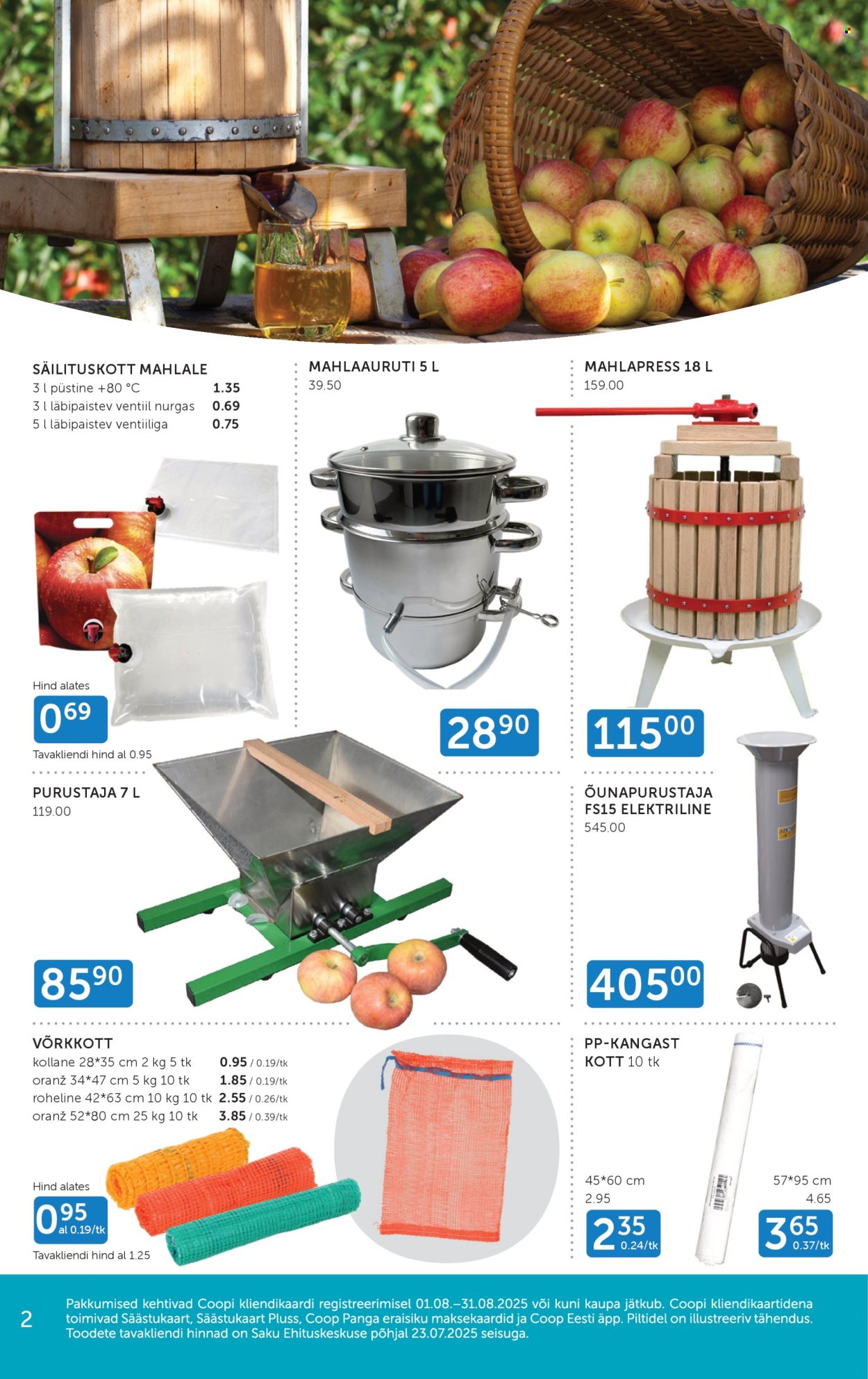 Coop kliendileht - 01.08.2025 - 31.08.2025. Lehekülg 2