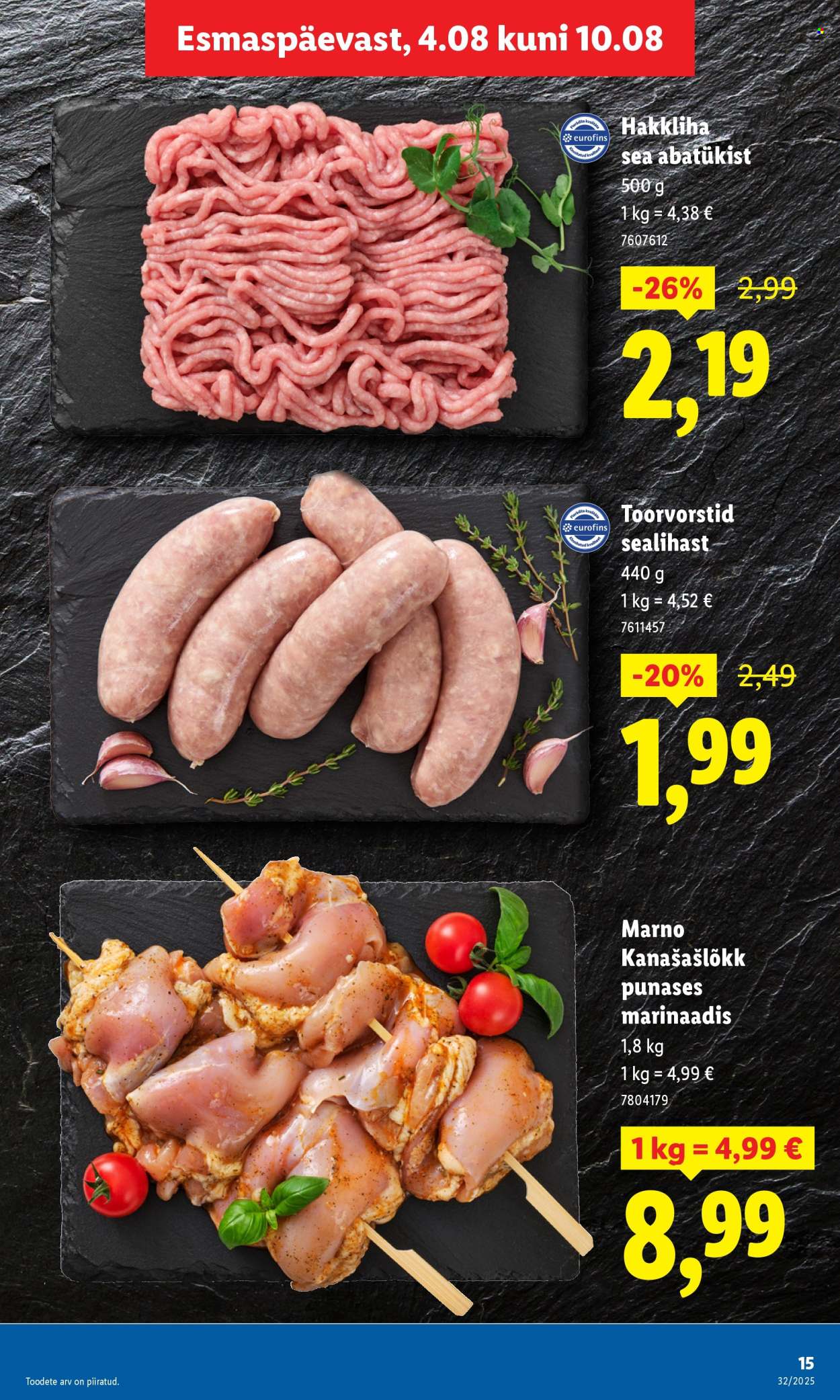Lidl kliendileht - 07.08.2025 - 10.08.2025. Lehekülg 15