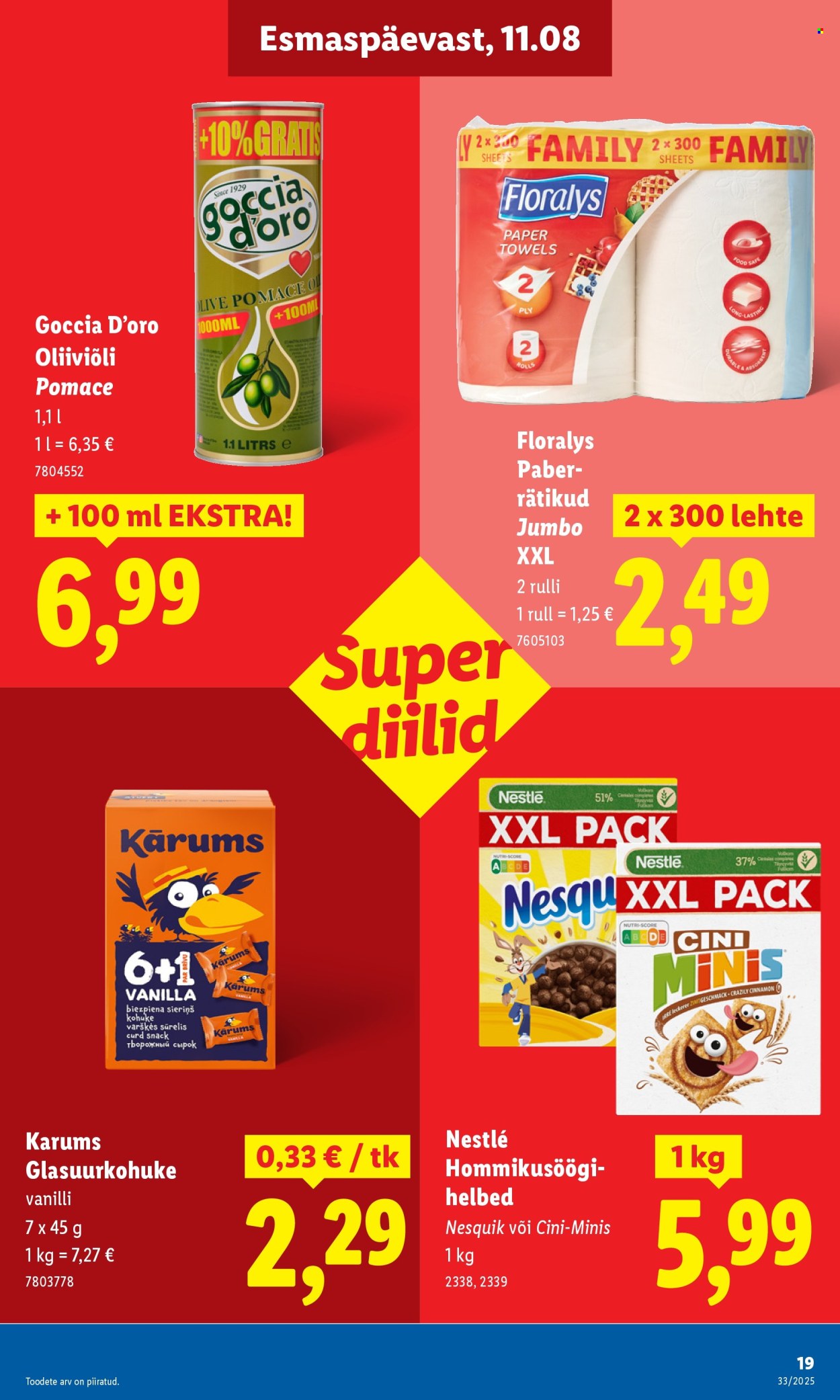 Lidl kliendileht - 11.08.2025 - 17.08.2025. Lehekülg 19