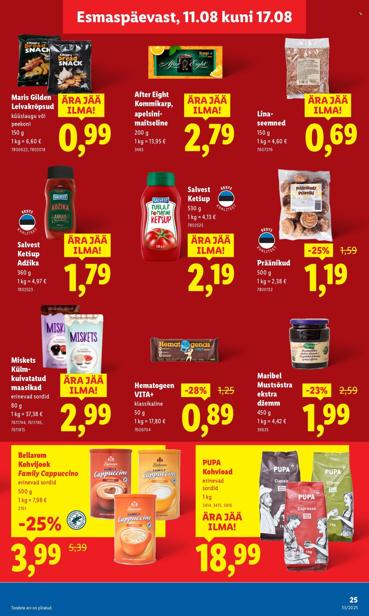 Lidl kliendileht - 11.08.2025 - 17.08.2025. Lehekülg 25