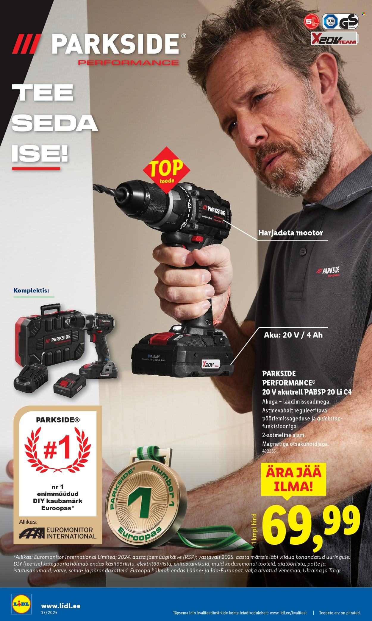 Lidl kliendileht - 11.08.2025 - 17.08.2025. Lehekülg 34