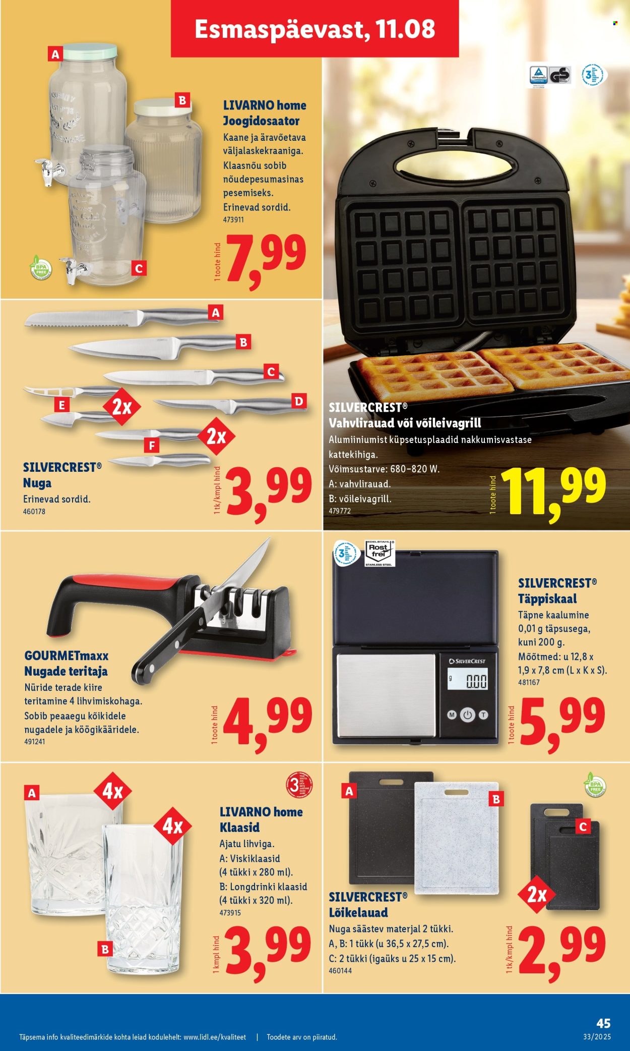 Lidl kliendileht - 11.08.2025 - 17.08.2025. Lehekülg 45
