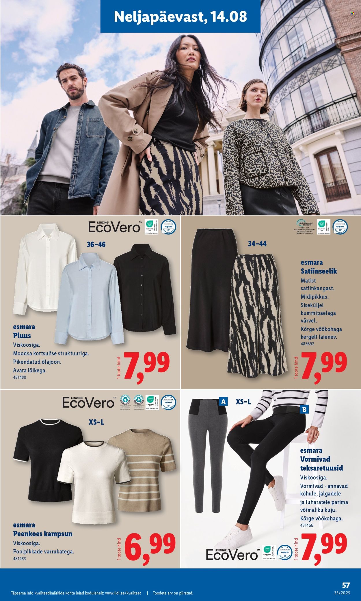 Lidl kliendileht - 11.08.2025 - 17.08.2025. Lehekülg 57