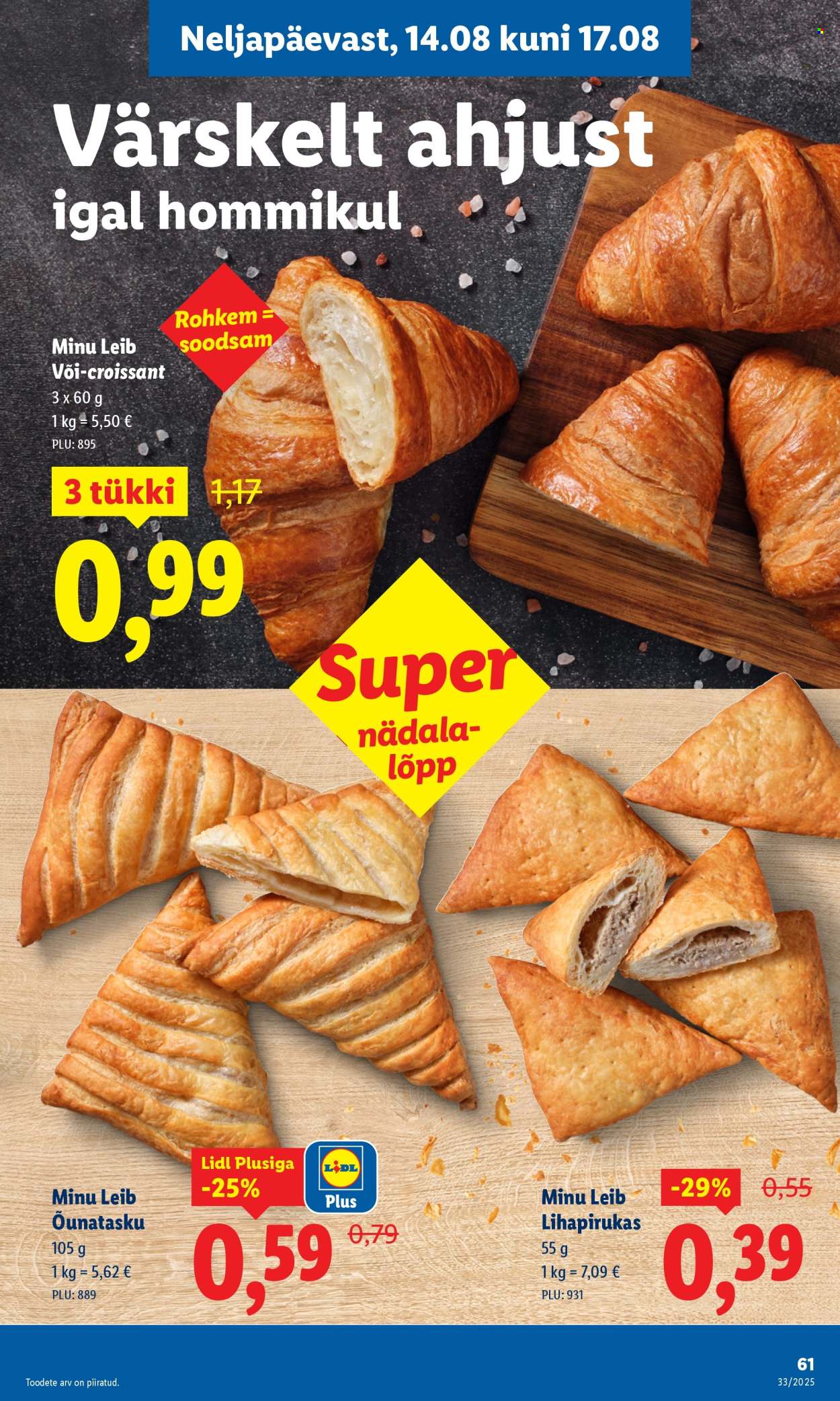 Lidl kliendileht - 11.08.2025 - 17.08.2025. Lehekülg 61